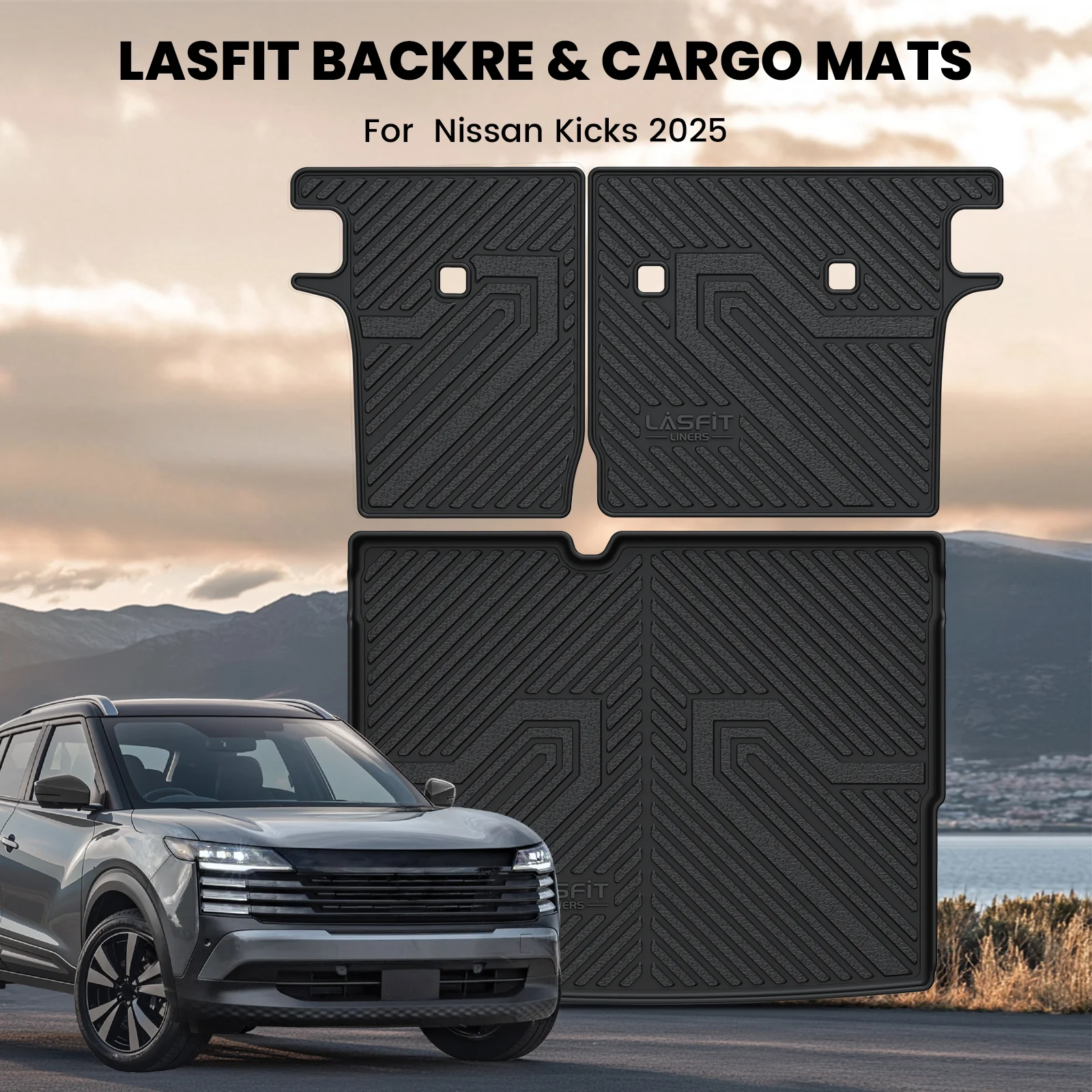 Fit for 2025-2026 Nissan Kicks Floor Mats or Seatback Mat & Cargo Mat, Not Fit 2025 Kicks Play - Image 23