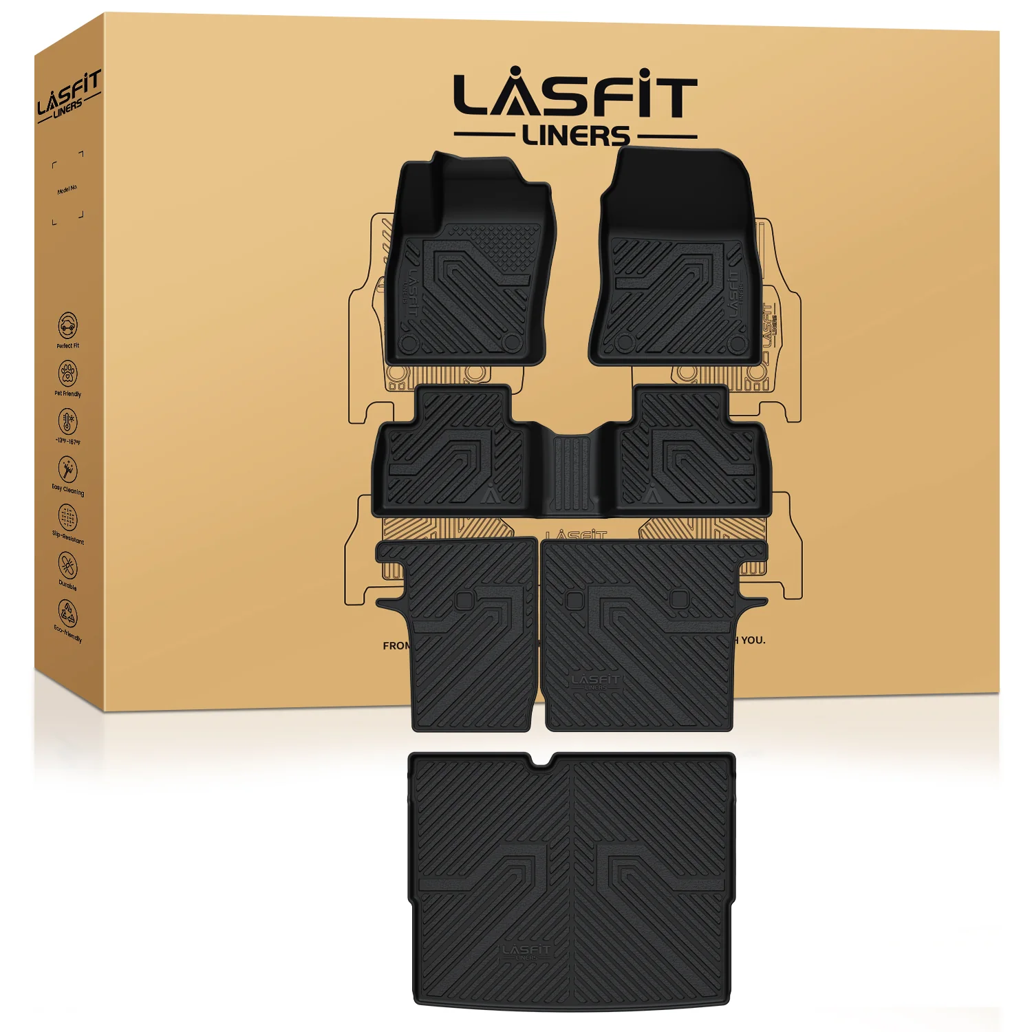 Fit for 2025-2026 Nissan Kicks Floor Mats or Seatback Mat & Cargo Mat, Not Fit 2025 Kicks Play - Image 9