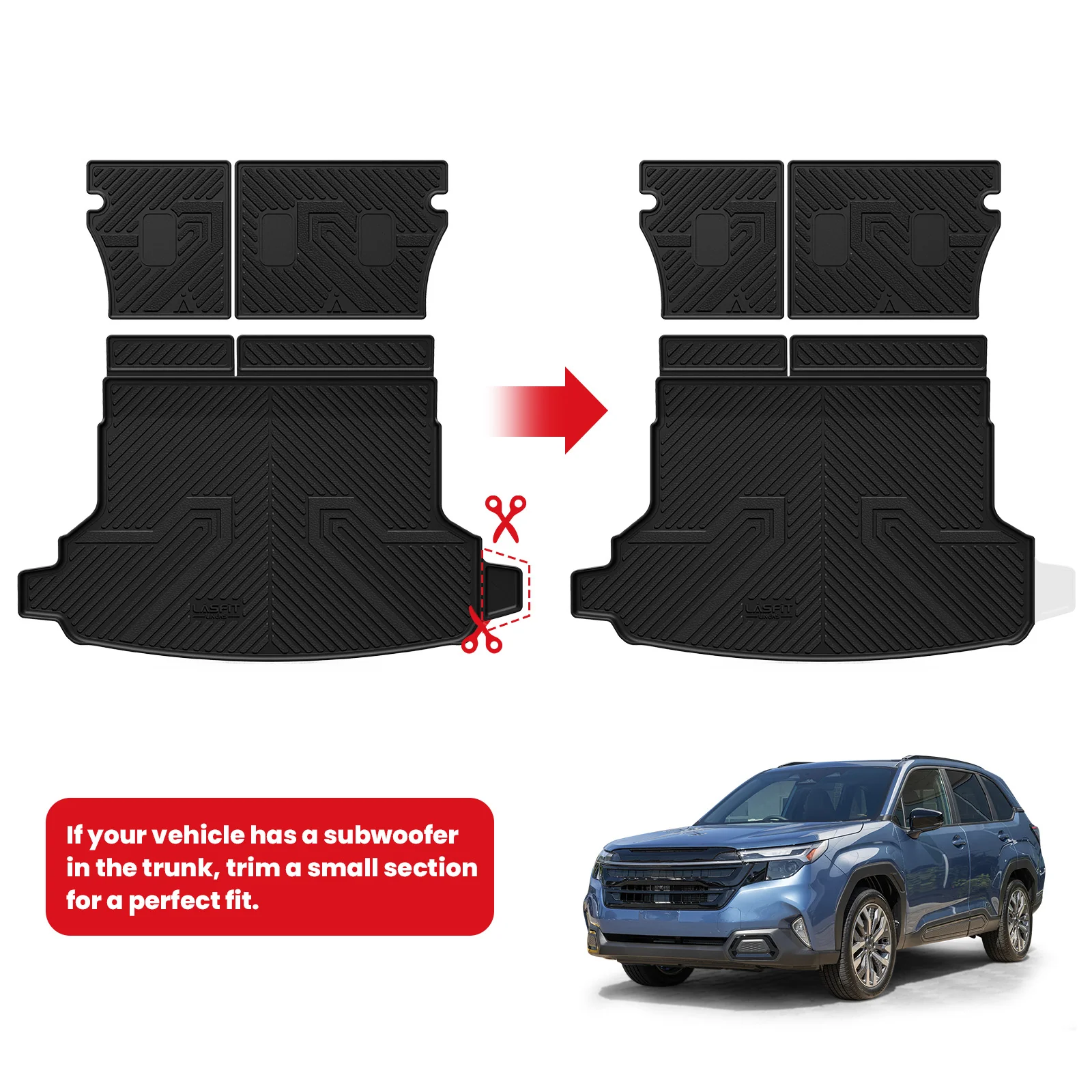 Fit for 2025-2026 Subaru Forester Floor Mats or Cargo & Seatback Mats - Image 2