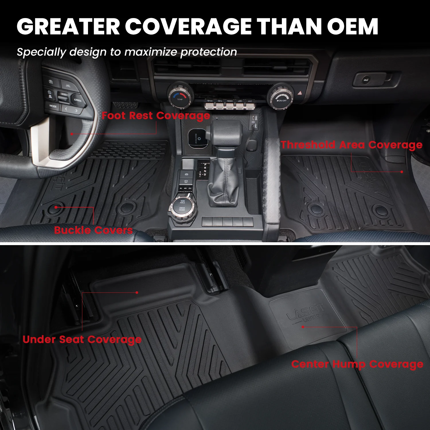 Fit for 2025-2026 Toyota 4Runner Floor Mats or Seatback Mat or Cargo Mat - Image 16
