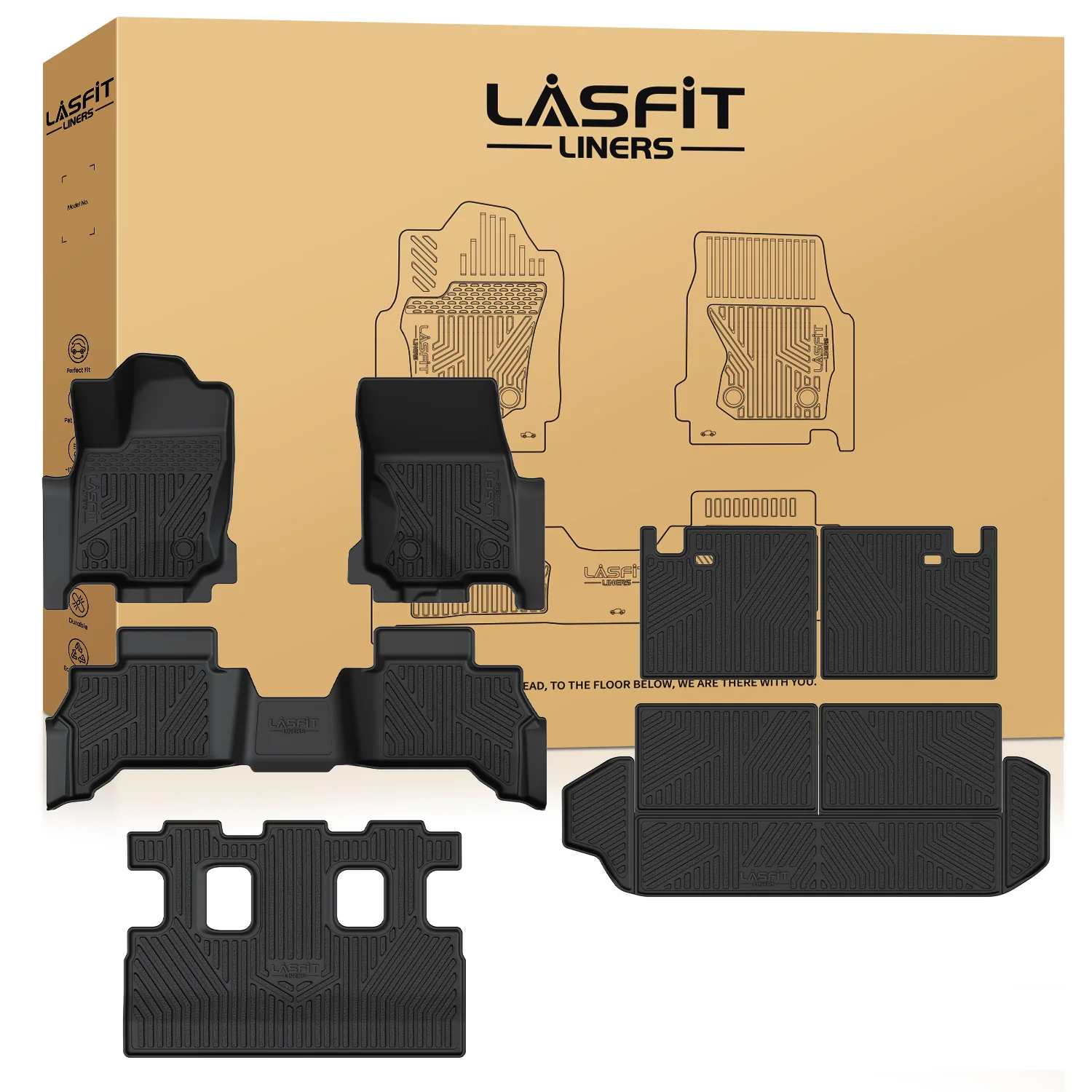 Fit for 2025-2026 Toyota 4Runner Floor Mats or Seatback Mat or Cargo Mat - Image 23