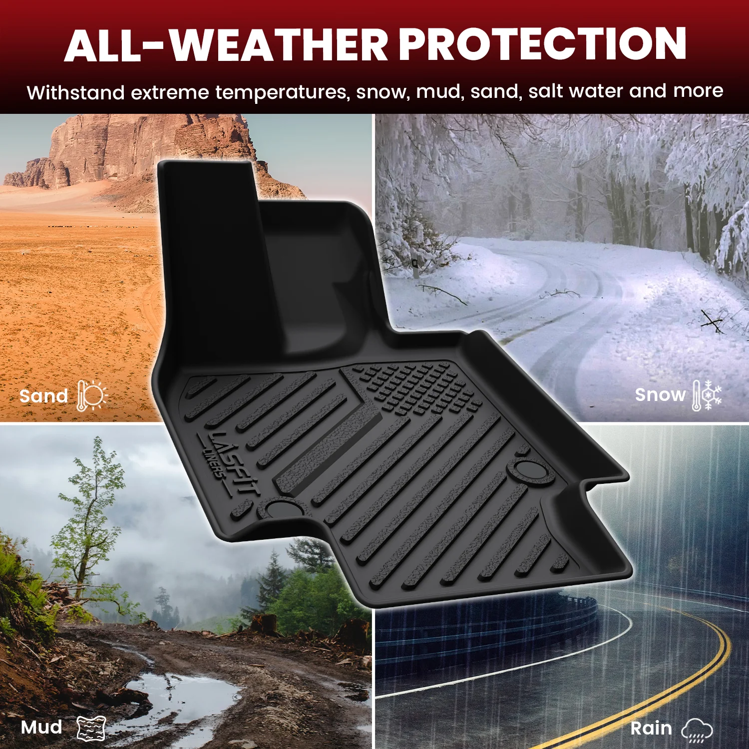 Fit for 2025-2026 Toyota Crown Signia Floor Mats & Cargo Mat - Image 3