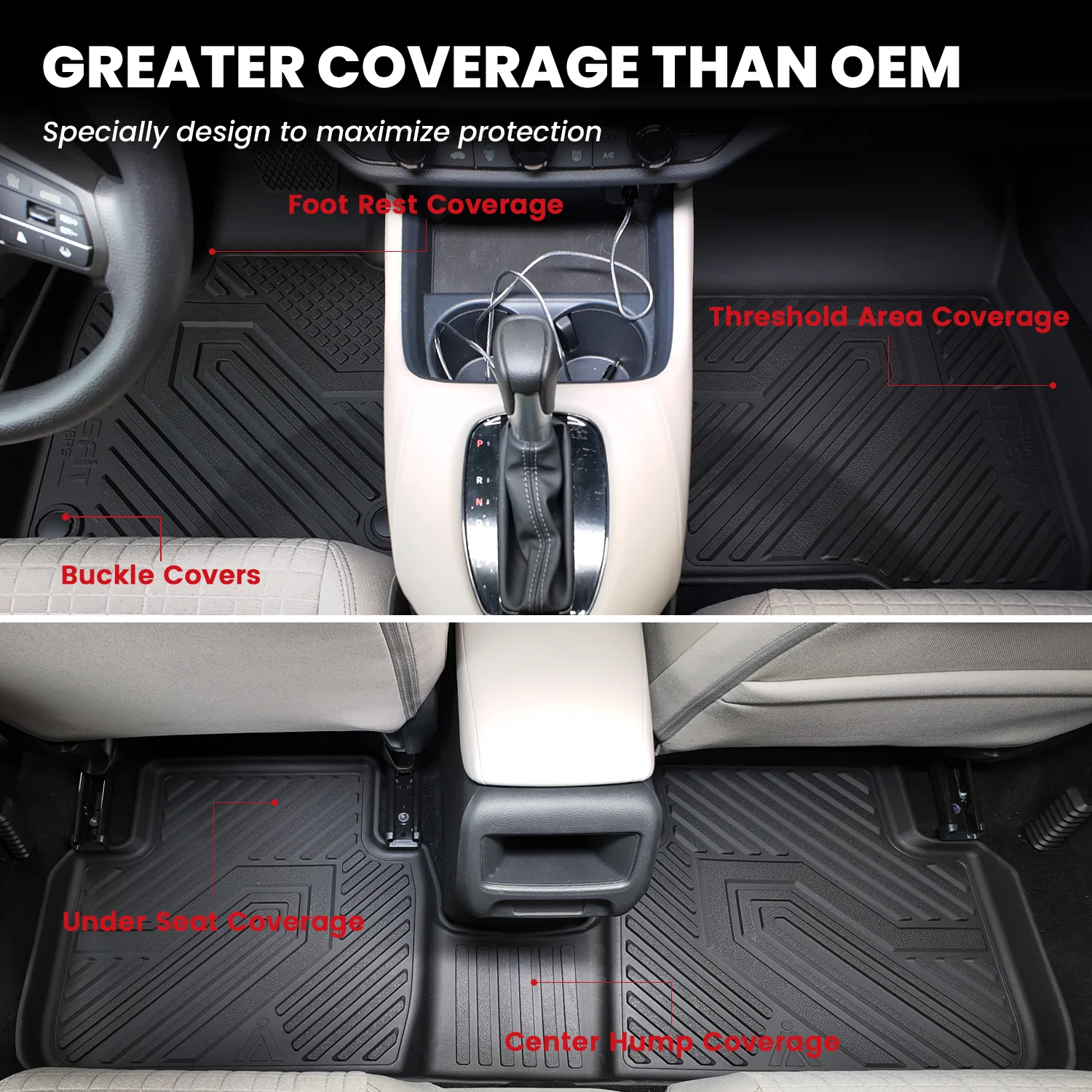 Fit for 2026 Hyundai Palisade Floor Mats or Seatback & Cargo Mat - Image 35