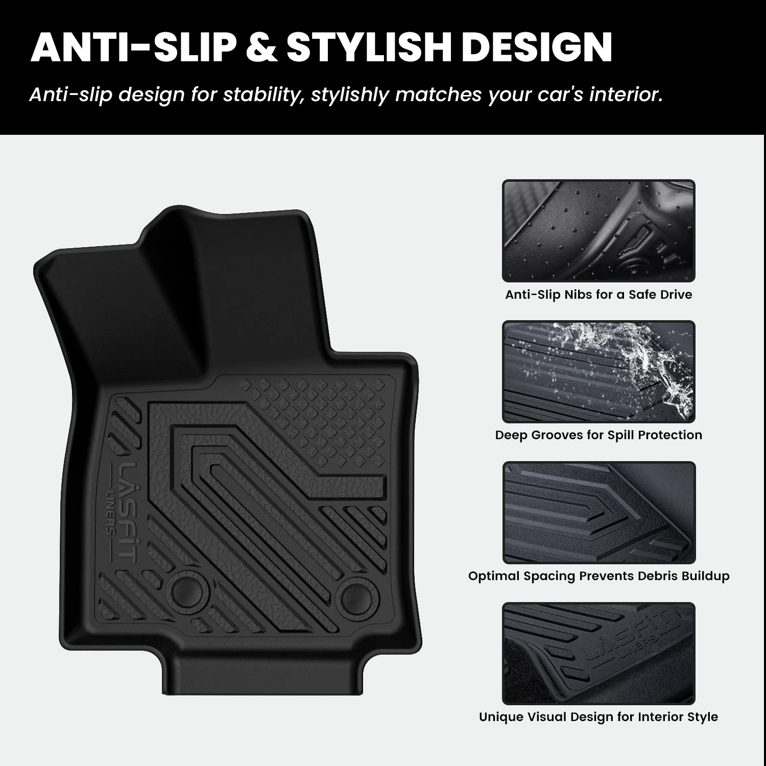 Fit for 2026 Toyota RAV4 Hybrid Floor Mats or Seatback & Cargo Mats, Not Fit Plug-in Hybrid - Image 16