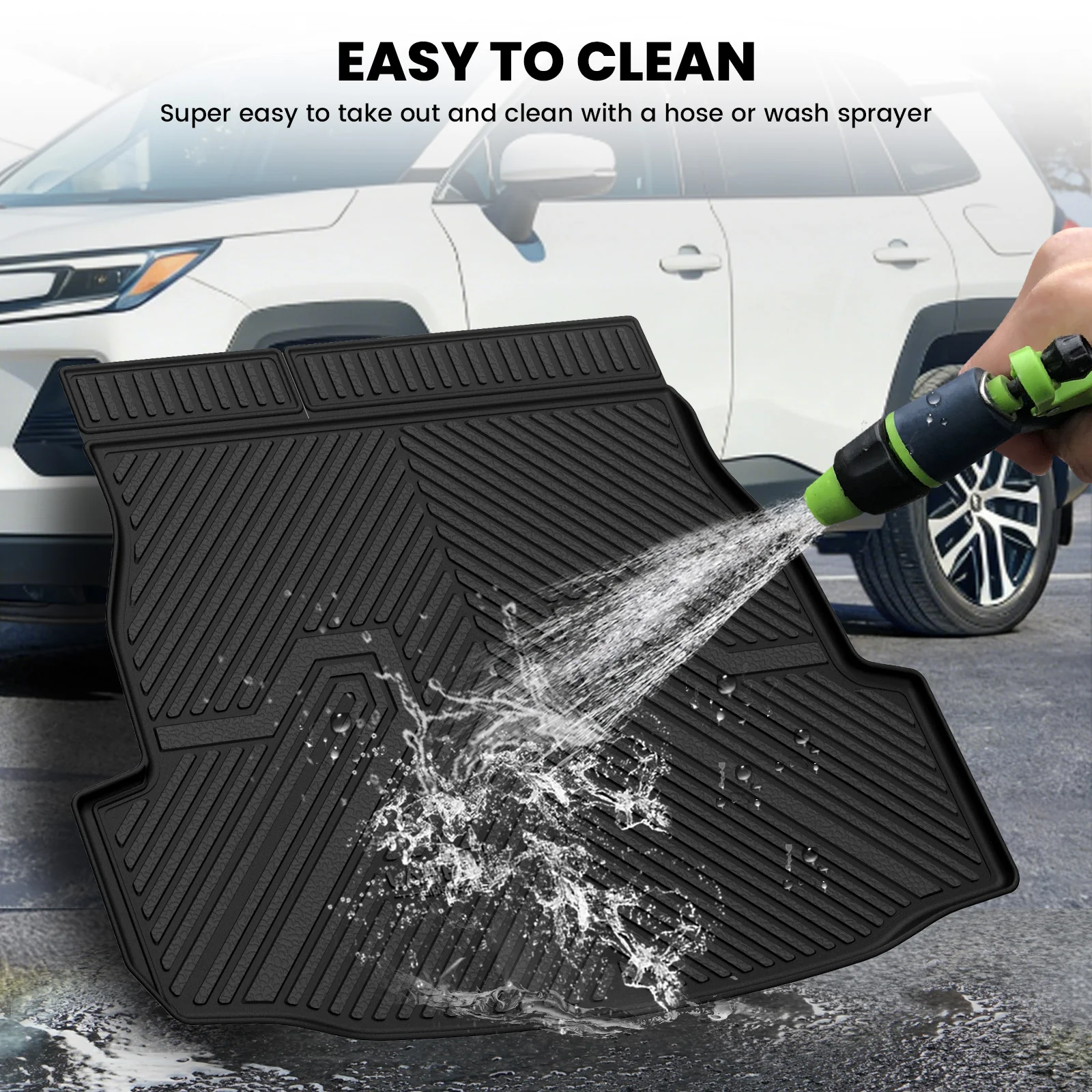 Fit for 2026 Toyota RAV4 Hybrid Floor Mats or Seatback & Cargo Mats, Not Fit Plug-in Hybrid - Image 28