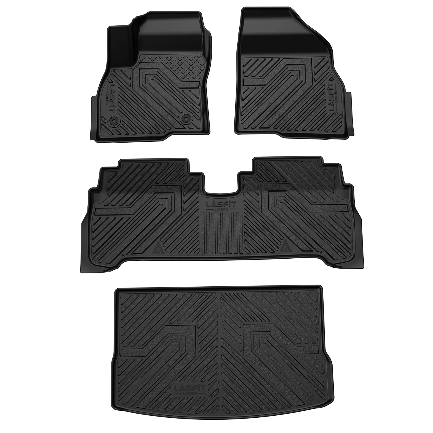 Fit for 2027 Chevrolet Bolt EV Floor Mats & Cargo Mat, Only Fit Cargo Tray in Highest Position