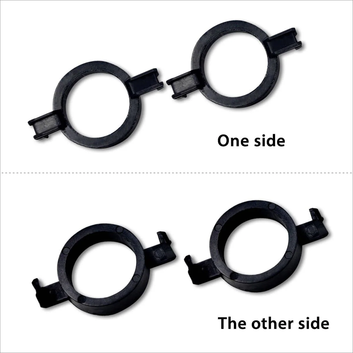 TK103 2x H1 LED Bulb Holder Adapter Retainer Fit for Ford - Image 4