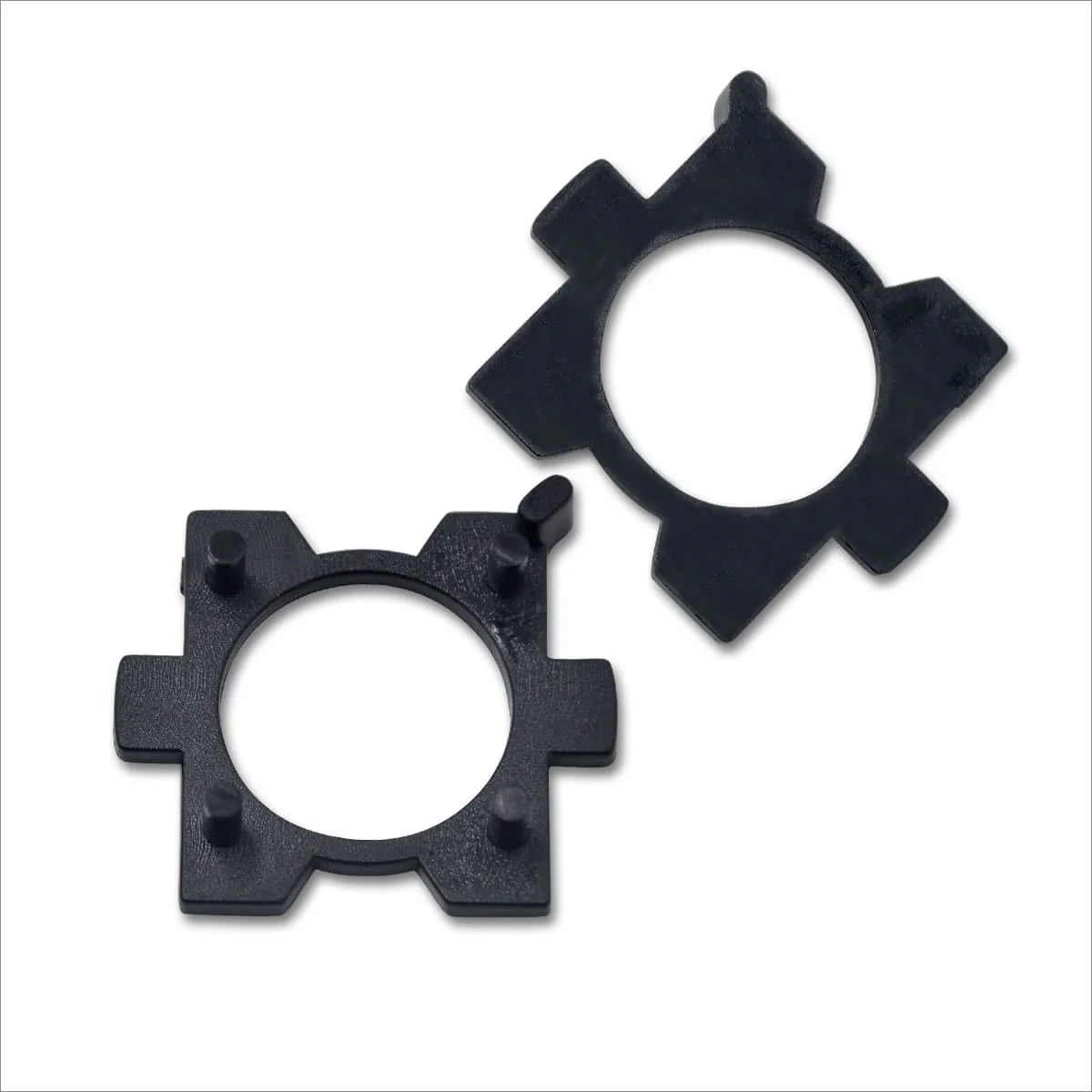 TK111 2x H7 LED Bulb Holder Adapter Retainer Fit For Mazda - Image 2