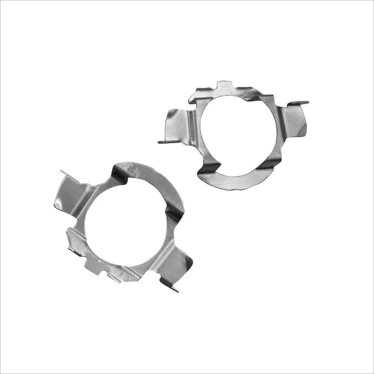 TK001 2x H7 LED Bulb Holder Adapter Retainer Fit for Mercedes-Benz Volkswagen - Image 2