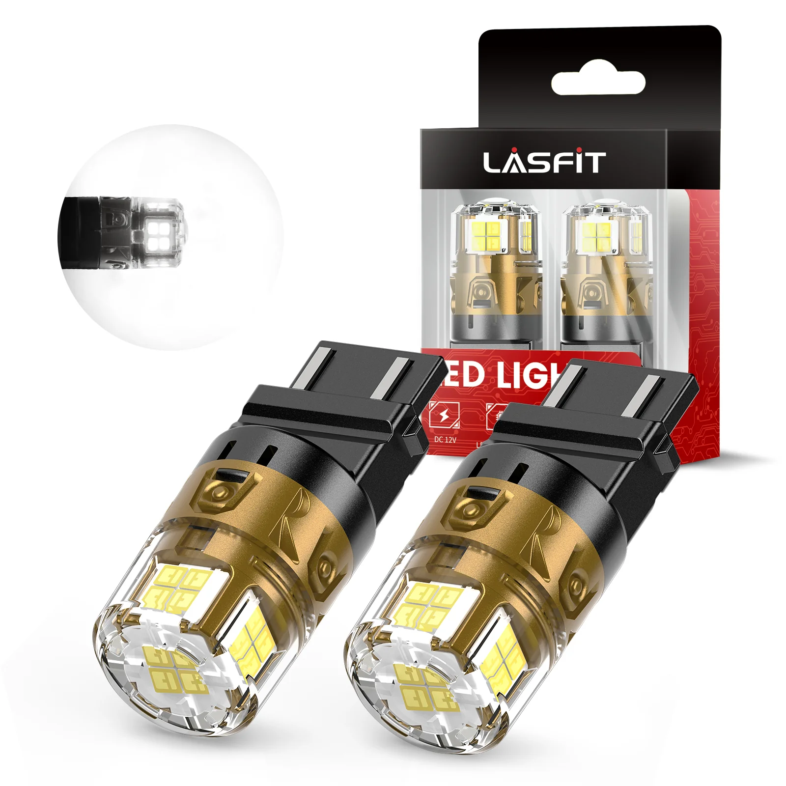 3157 3156 3057 4157 LED Reverse Backup Light Bulb | Xenon White,2 Bulbs | Upgraded L2 Series - Image 10