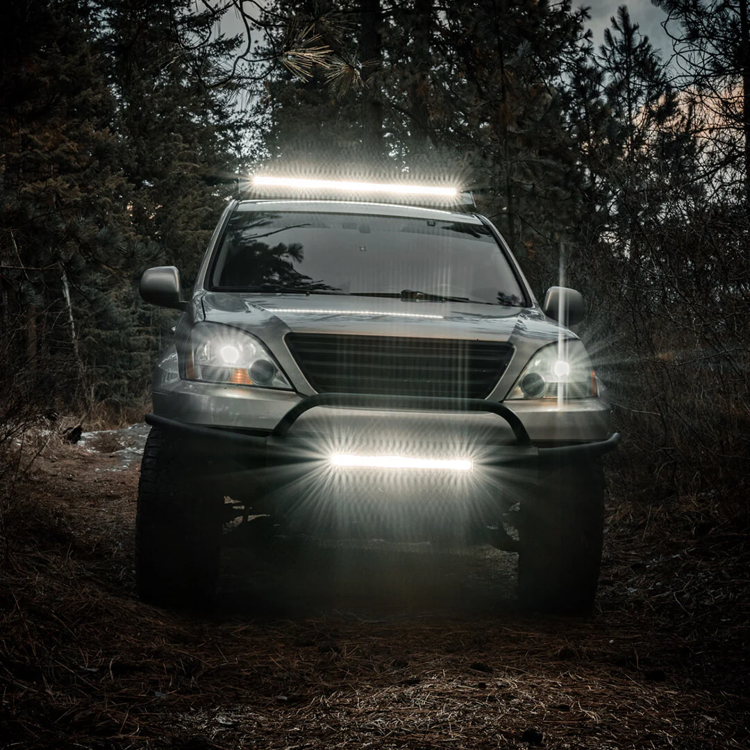 42 Inch Off-Road LED Light Bars Roof Windshield Combo Flood Spot Single Row - LASFIT - Image 6