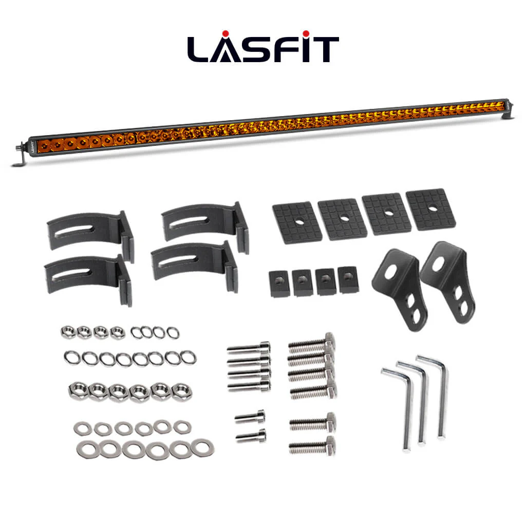 52" Light Bar Hood Mount Kit For 2018-2024 Jeep Wrangler JL Gladiator JT | LASFIT - Image 22