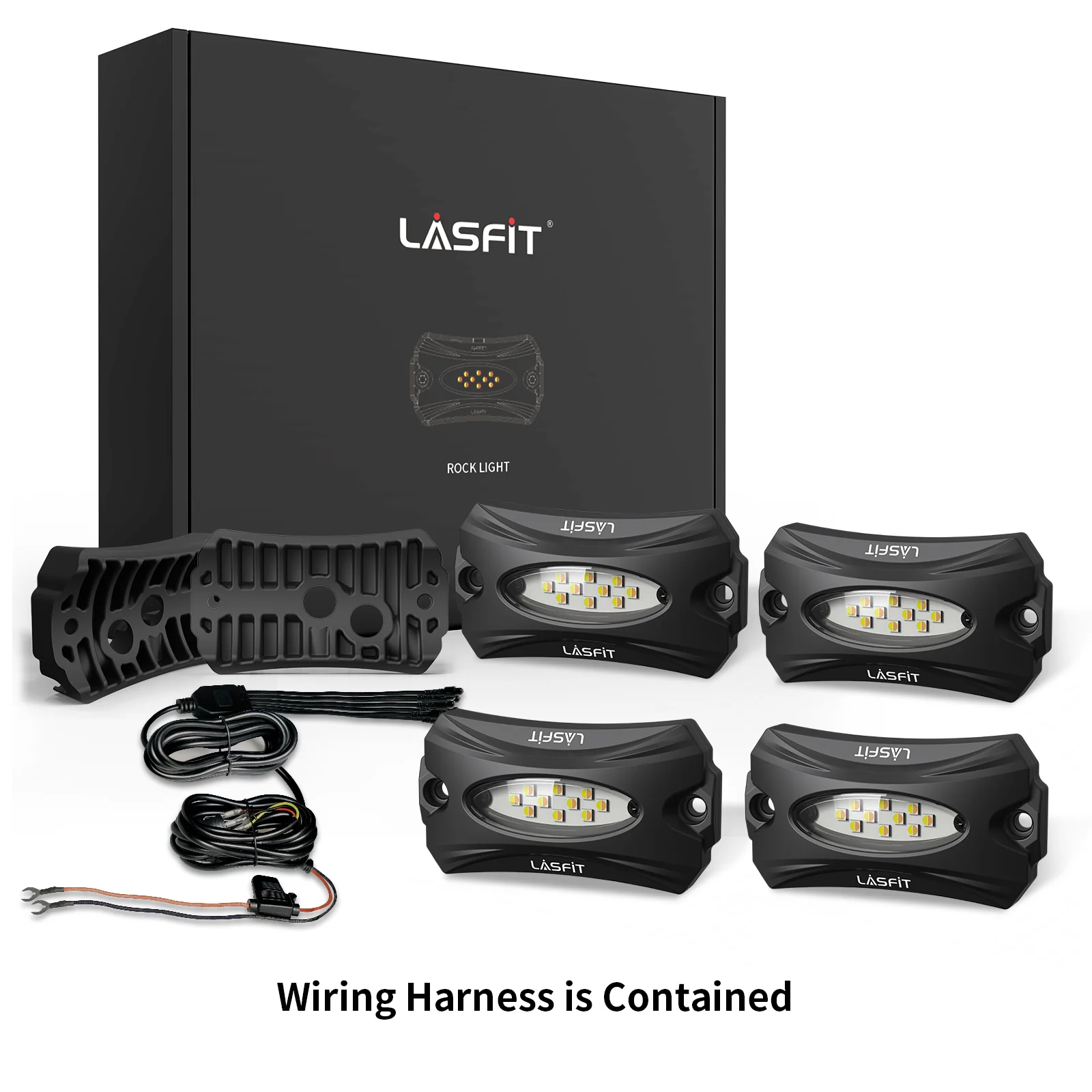 52" Light Bar Hood Mount Kit For 2018-2024 Jeep Wrangler JL Gladiator JT | LASFIT - Image 39