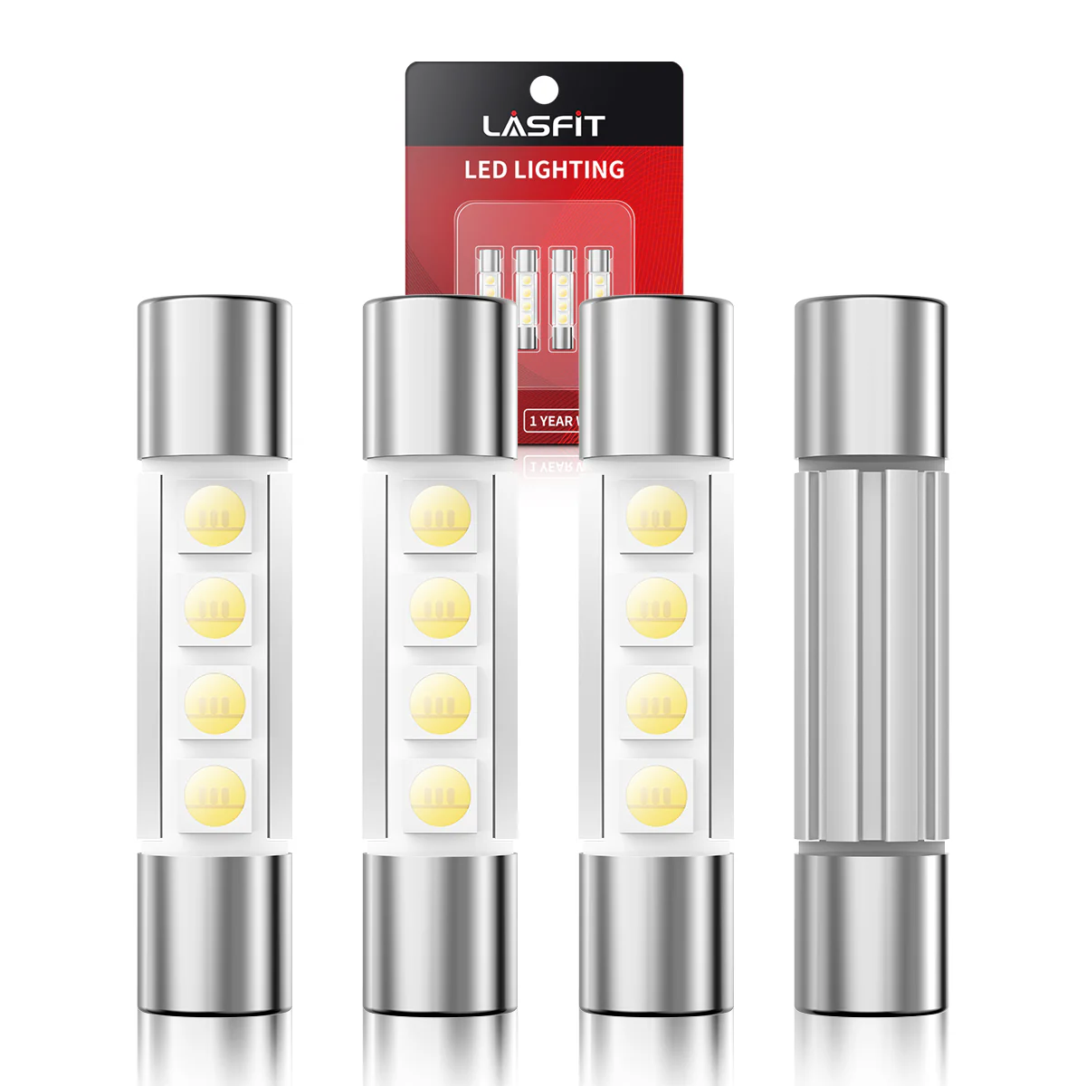 6614F 6614 LED Vanity Mirror Sun Visor Light Bulb, 4 Bulbs - Image 14