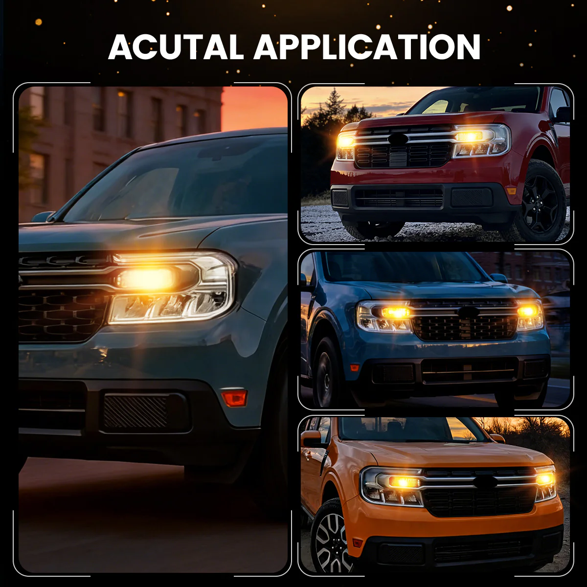 Amber 4257 CanBus-Ready Turn Signal Light LED Bulbs | D2 Series - Image 8