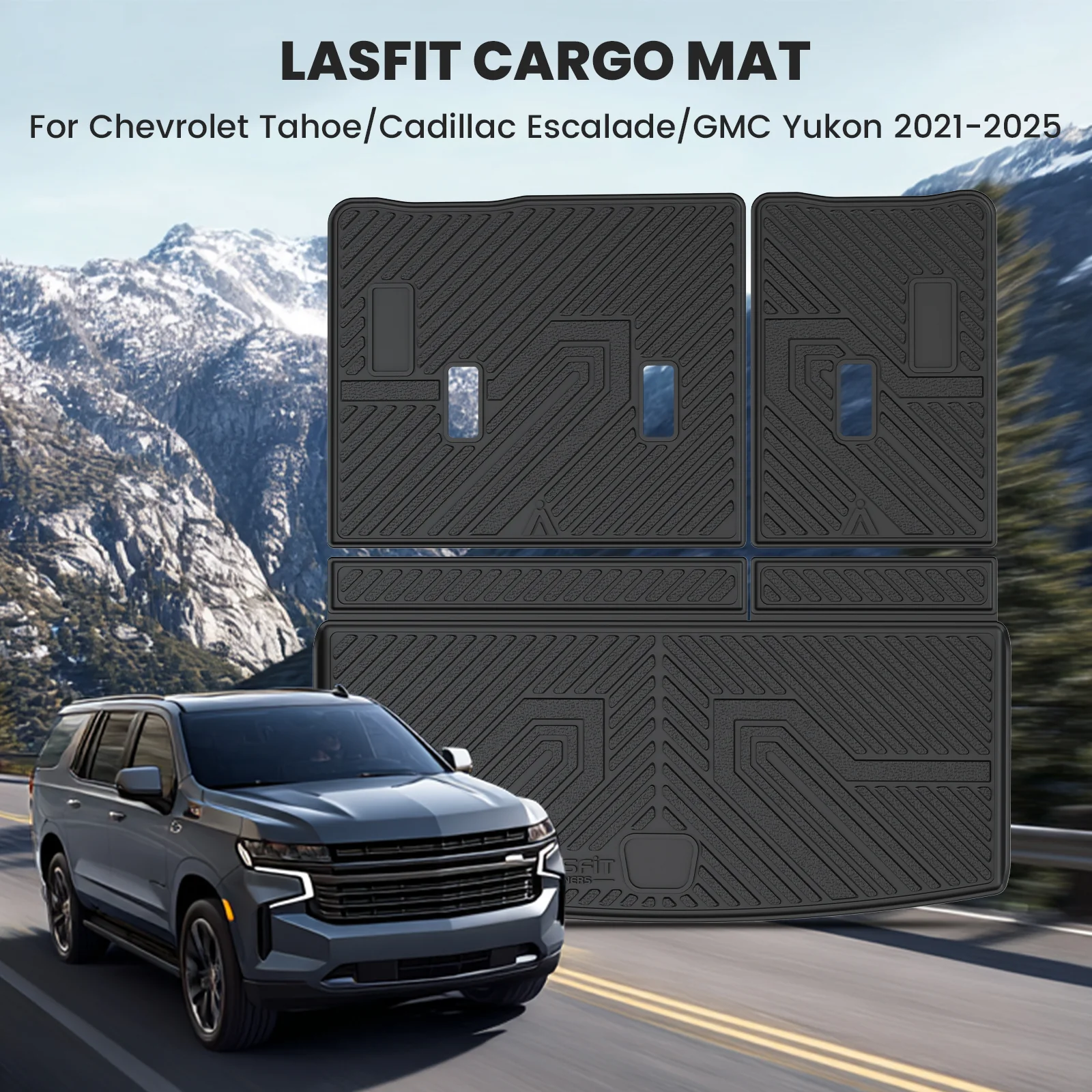 Fit for 2021-2026 Cadillac Escalade Floor Mats or Seatback & Cargo Mat, Not for ESV or 2025 Escalade IQ - Image 28