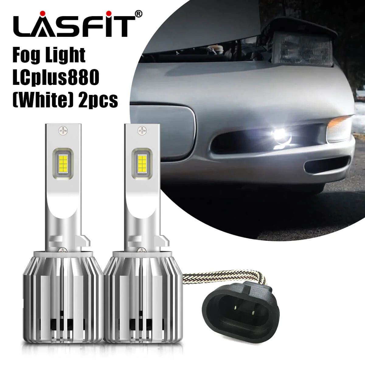 Fit for 1997-2004 Chevrolet Corvette LED Bulbs 880 Exterior Lights - Image 4