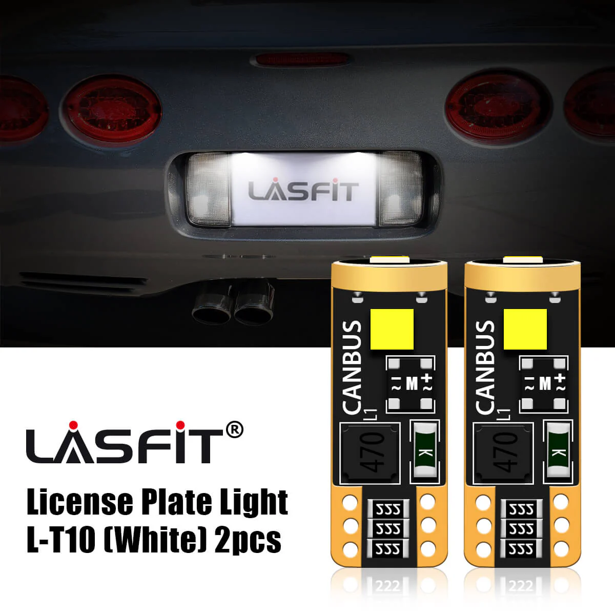 Fit for 1997-2004 Chevrolet Corvette LED Bulbs 880 Exterior Lights - Image 8