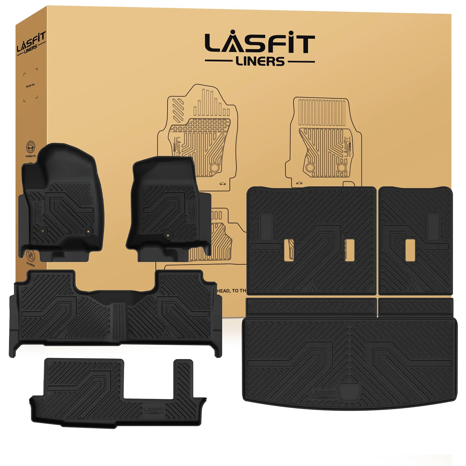 Fit for 2021-2026 Cadillac Escalade Floor Mats or Seatback & Cargo Mat, Not for ESV or 2025 Escalade IQ - Image 43