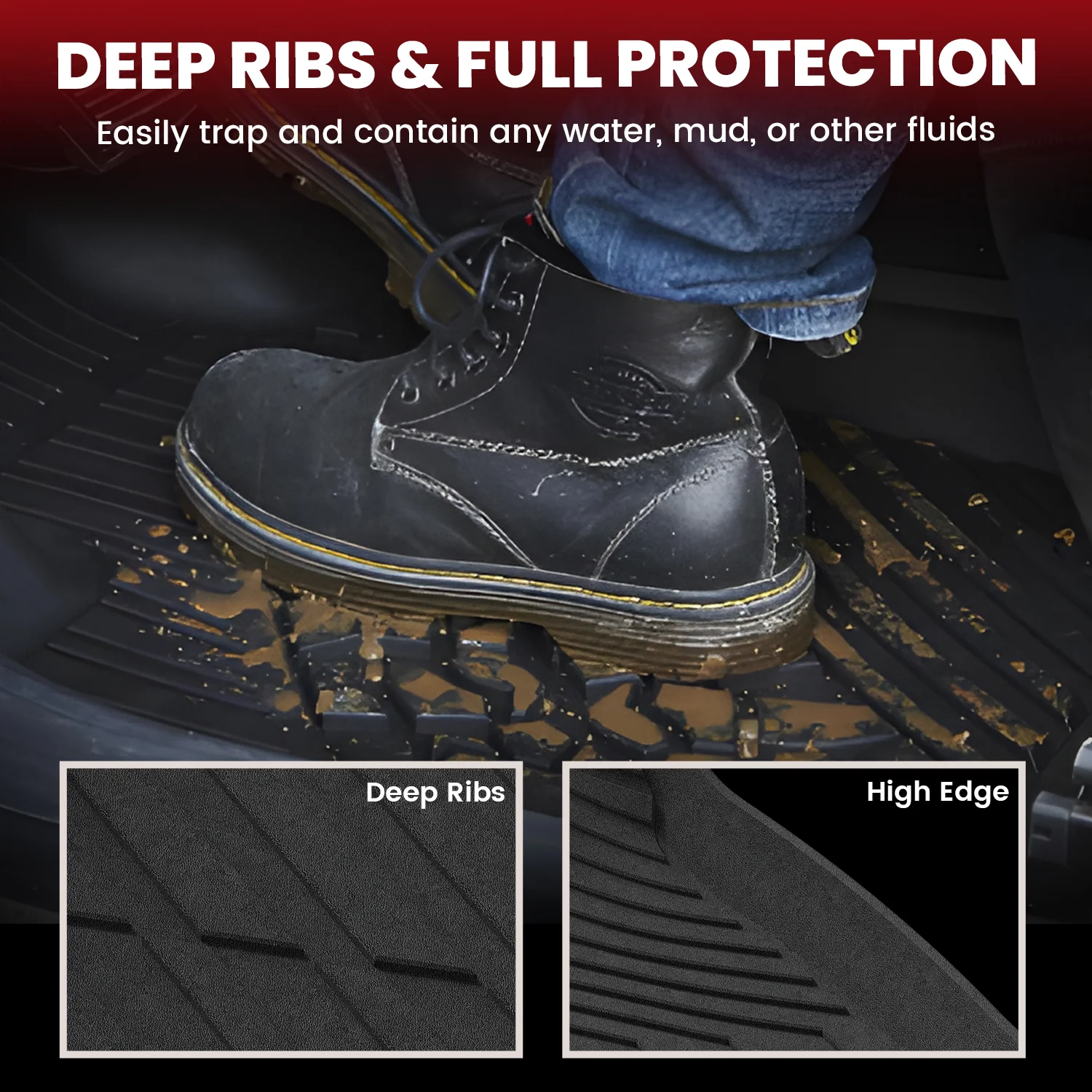 Fit for 2021-2026 Cadillac Escalade Floor Mats or Seatback & Cargo Mat, Not for ESV or 2025 Escalade IQ - Image 7