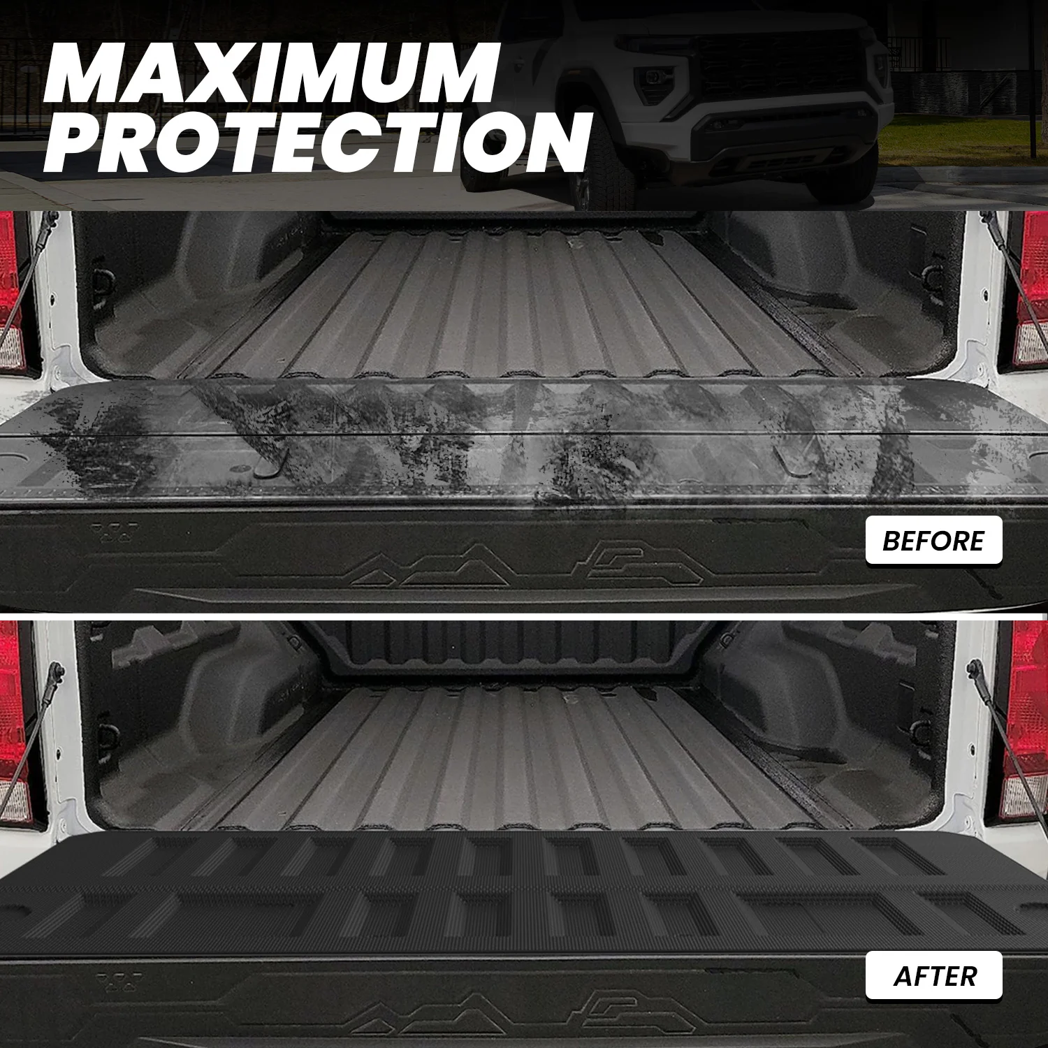 Fit for 2023-2026 Chevrolet Colorado Heavy Duty 61.7"(5FT) Bed Mat or Tailgate Mat - Image 13