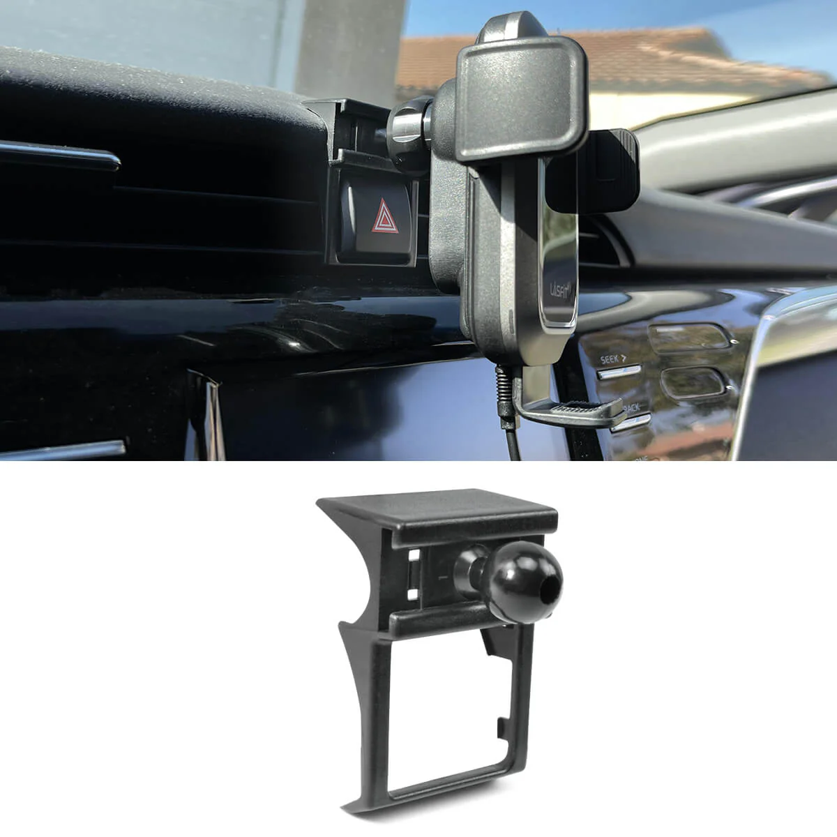 Custom Car Air Vent Clip For 0.67'' Joint Ball Cell Phone Holder - Image 10