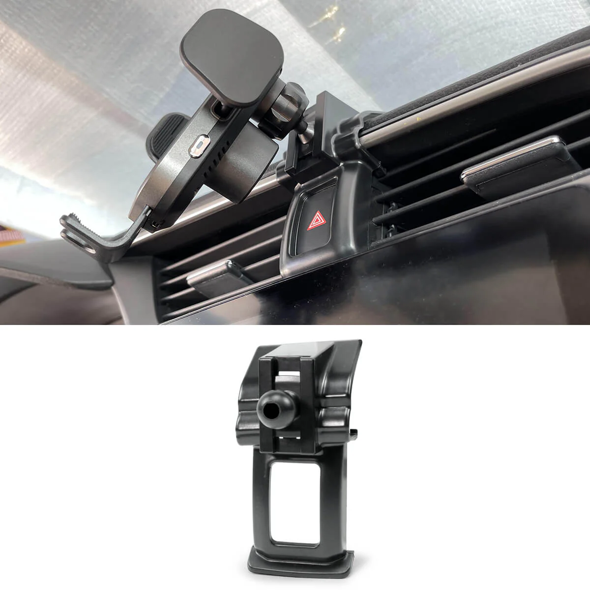 Custom Car Air Vent Clip For 0.67'' Joint Ball Cell Phone Holder - Image 3
