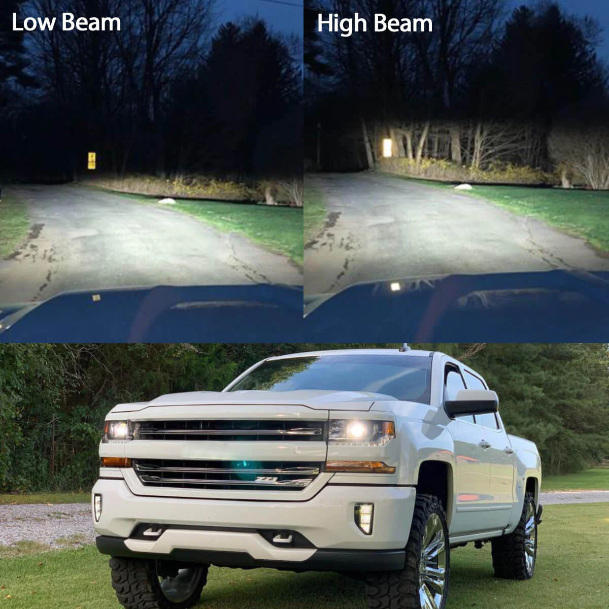 Custom Engineered for 2016-2018 Chevrolet Silverado 1500 LED Bulbs Upgrade | Tested and Verified - Image 3