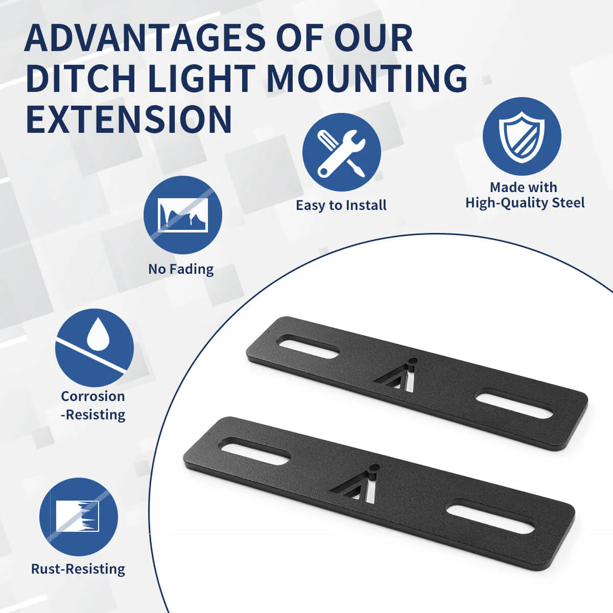 Ditch Light Bracket Extensions | LASFIT - Image 4