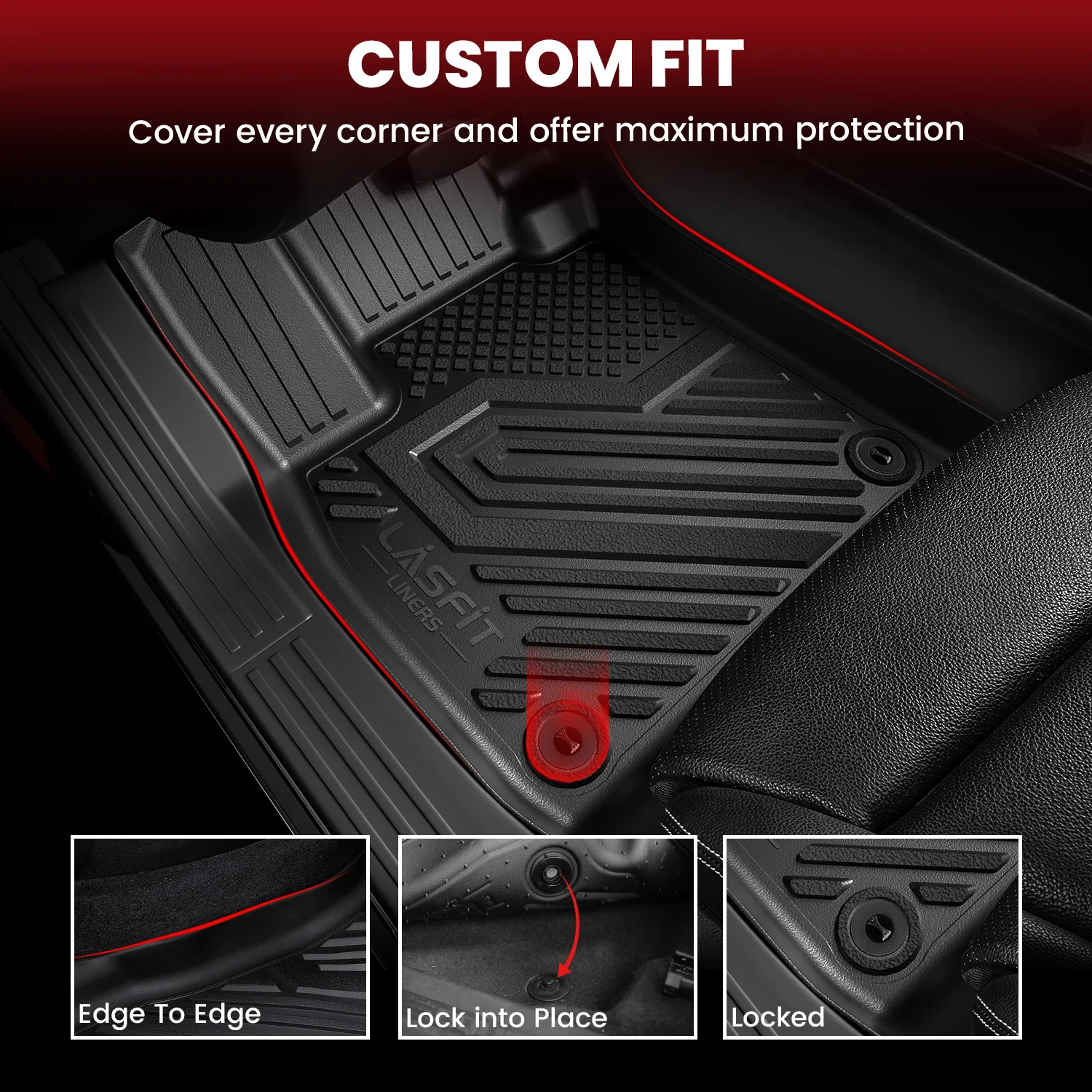 Fit for 2013-2026 Dodge Durango Floor Mats or Cargo & Seatback Mats - Image 12