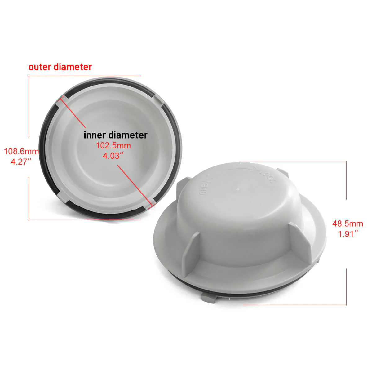 Dust Cover Extension Seal Cap Waterproof DC1041 - Image 2