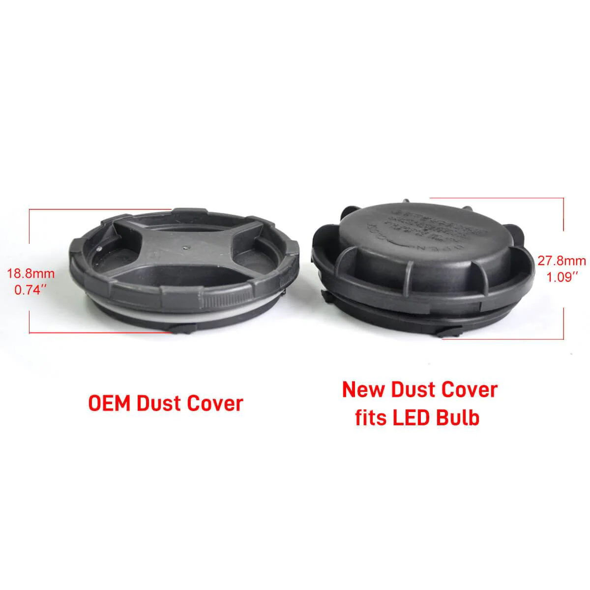 Dustproof Cover Seal Cap Waterproof OEM Design Fit for Hyundai Kia LED Bulb DC1005 - Image 4