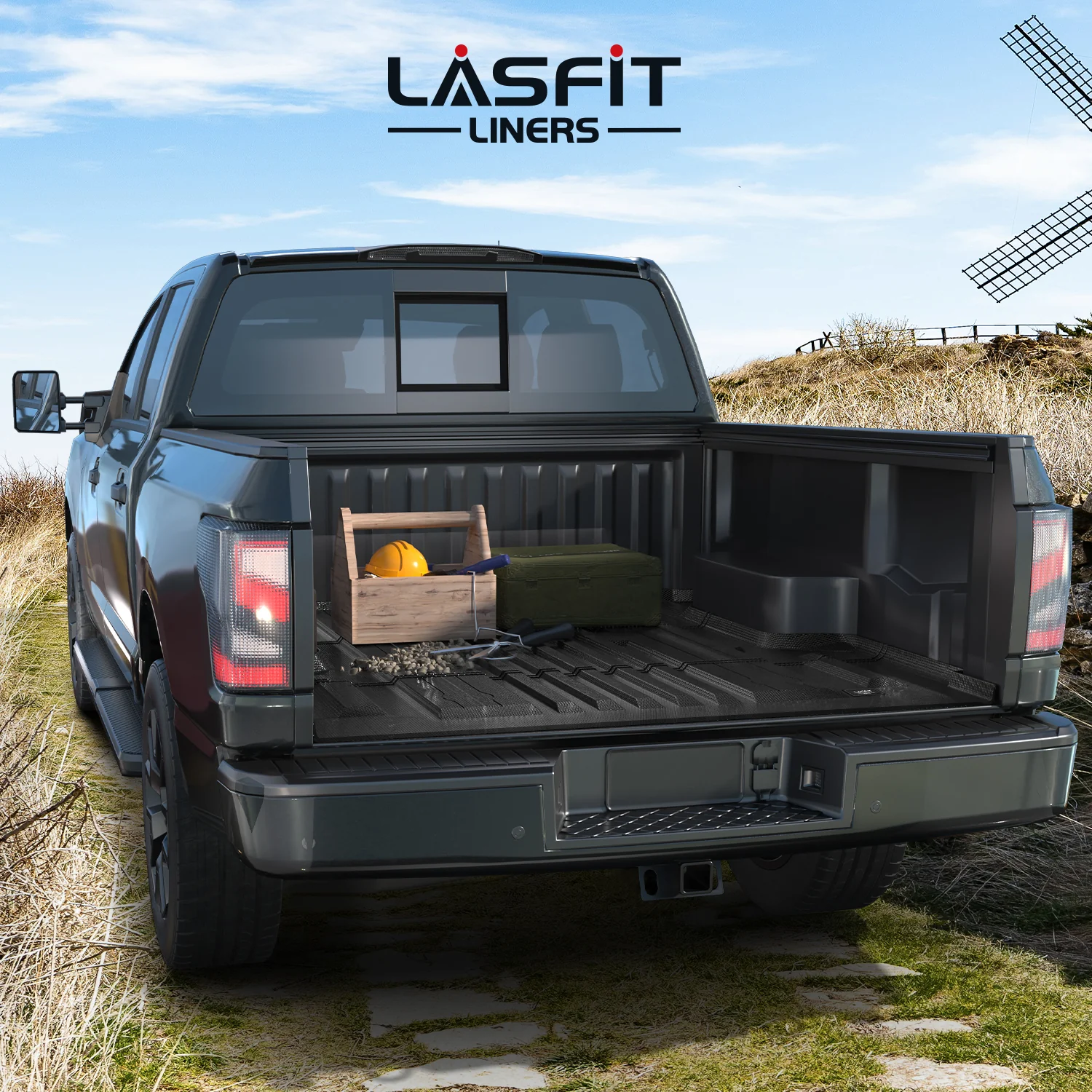 Fit for 2016-2024 Nissan Titan XD 67.0 inches Heavy Duty Truck Bed Mats, Not Fit Drop-in liners - Image 8