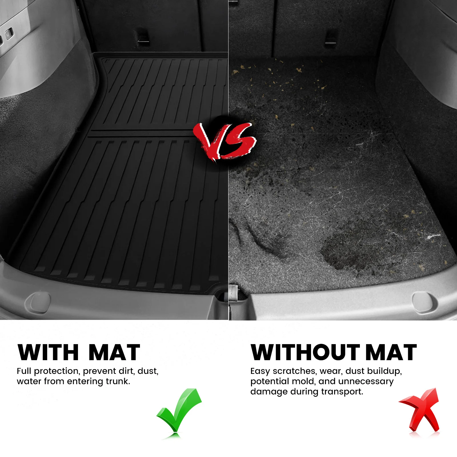 Fit for 2026 Tesla Model Y Floor Mats or Cargo or Frunk Liner or Trunk Well or Seatback Mats, Only Fit 5 seats - Image 25