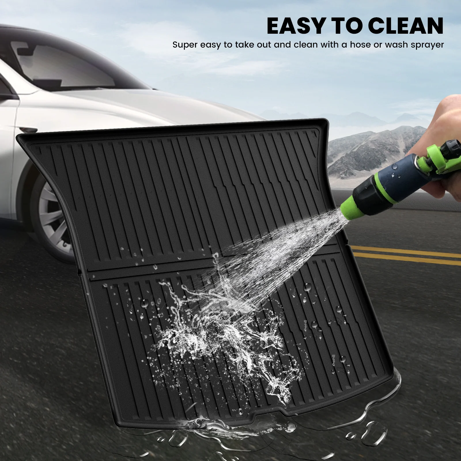 Fit for 2026 Tesla Model Y Floor Mats or Cargo or Frunk Liner or Trunk Well or Seatback Mats, Only Fit 5 seats - Image 30
