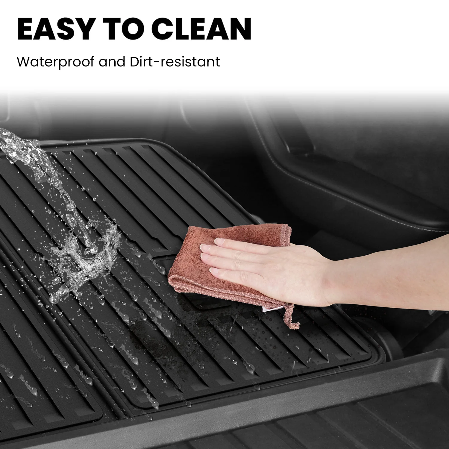 Fit for 2026 Tesla Model Y Floor Mats or Cargo or Frunk Liner or Trunk Well or Seatback Mats, Only Fit 5 seats - Image 40