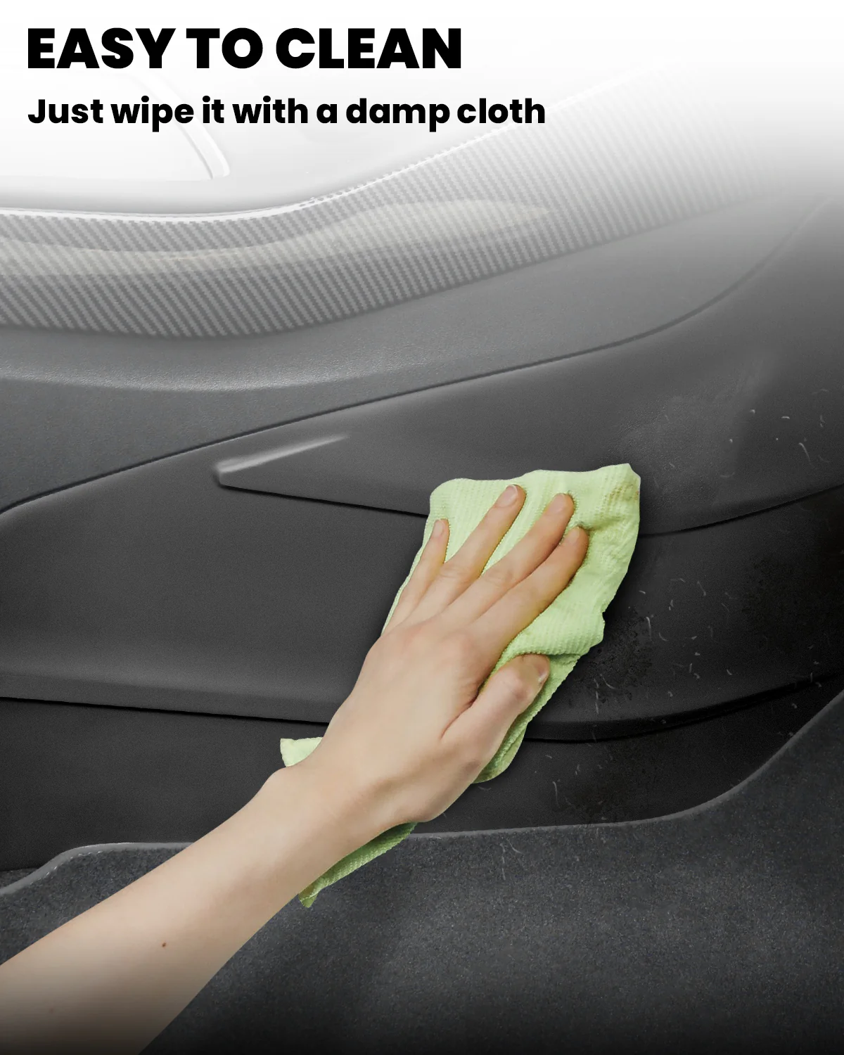 Fit For 2020-2023 Tesla Model Y Center Console Side Anti Kick Pads Water Resistant & Dirt Protector Cover Pad Matte Console Protector Interior Accessories - Image 6
