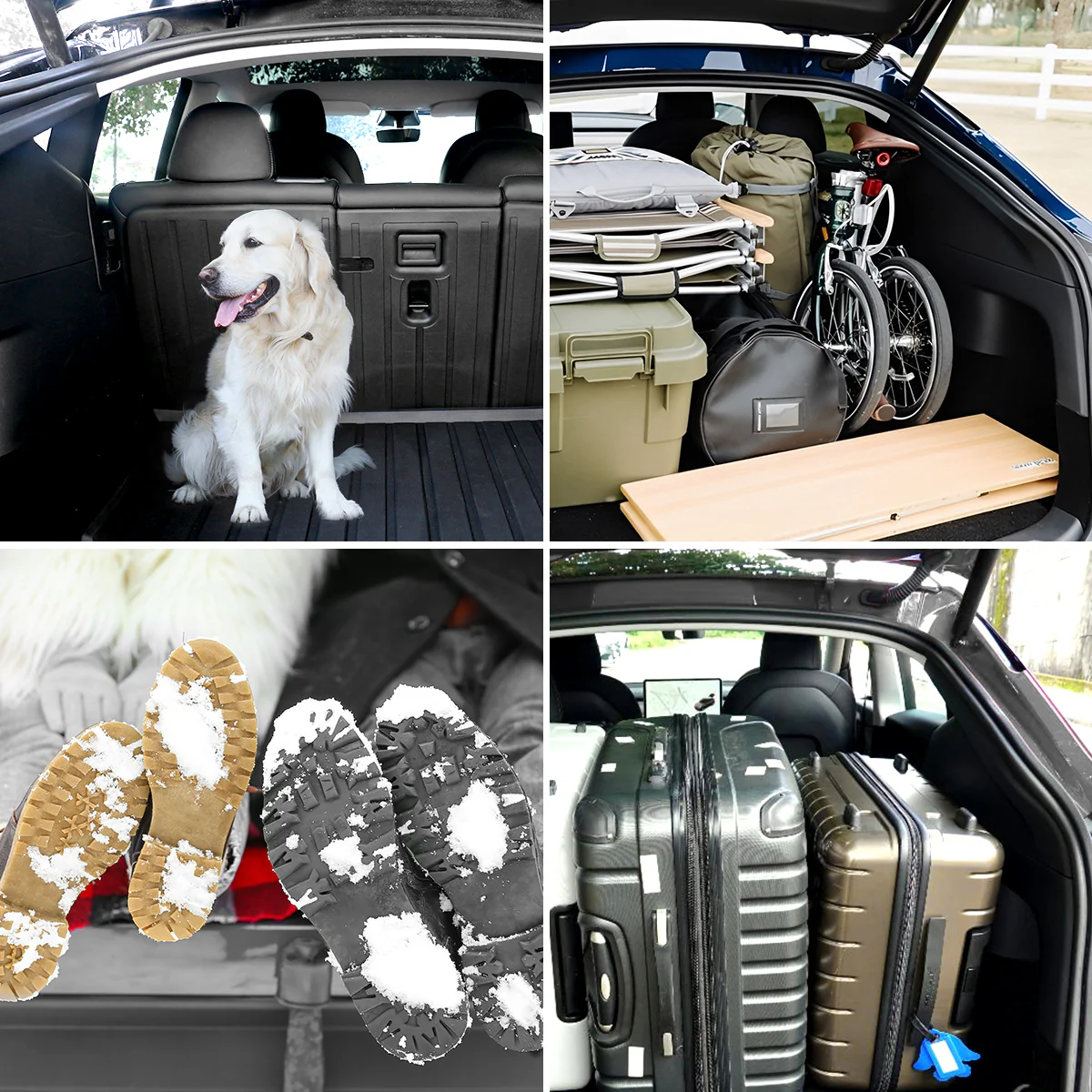 Fit For 2020-2025 Tesla Model Y Second Row Seats Back Cover Mats All Weather, Fit 5-Seater & 7-Seater - Image 14