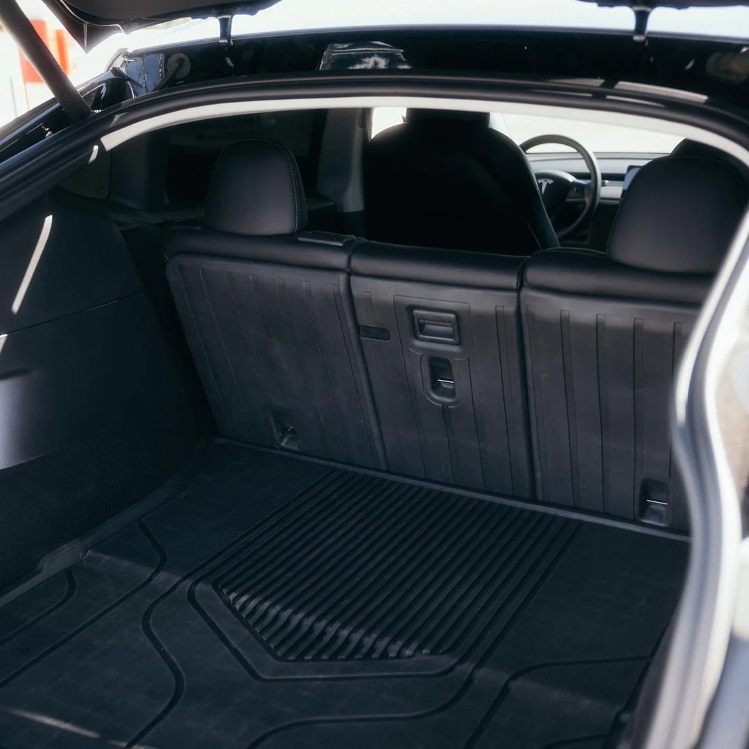 Fit For 2020-2025 Tesla Model Y Second Row Seats Back Cover Mats All Weather, Fit 5-Seater & 7-Seater - Image 2