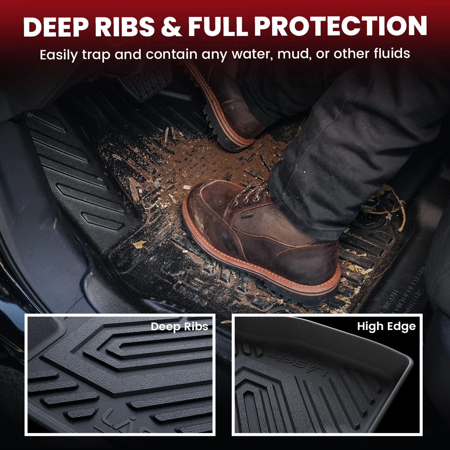 Fit for 2015-2024 Ford Edge & Edge ST Floor Mats or Seatback & Cargo Mats - Image 12