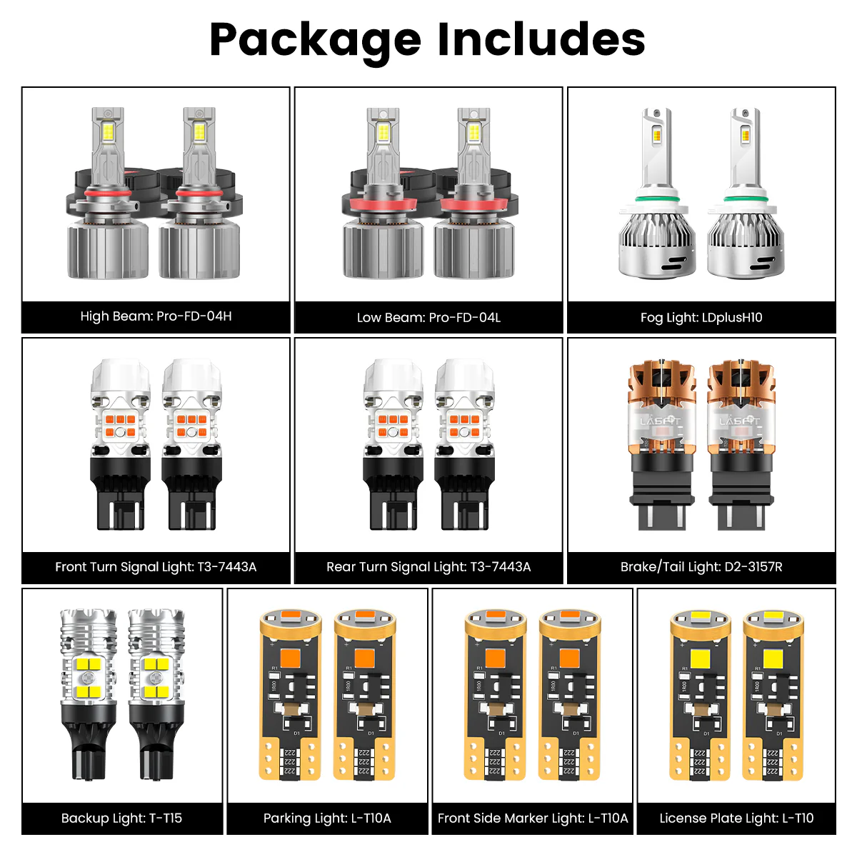 Custom Engineered for 2013-2016 Ford Escape LED Bulbs Upgrade - Image 2