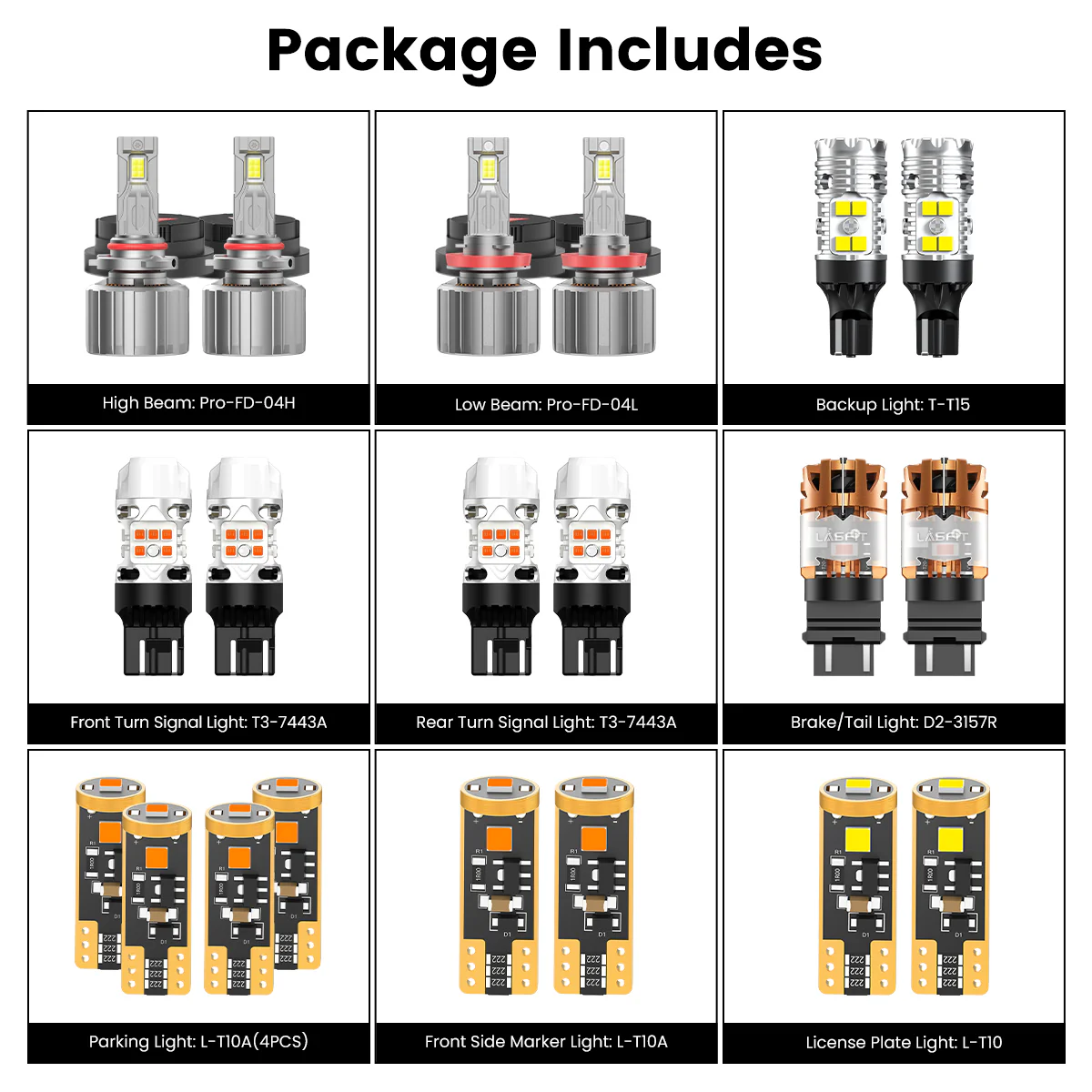 Custom Engineered for 2013-2016 Ford Escape LED Bulbs Upgrade - Image 5