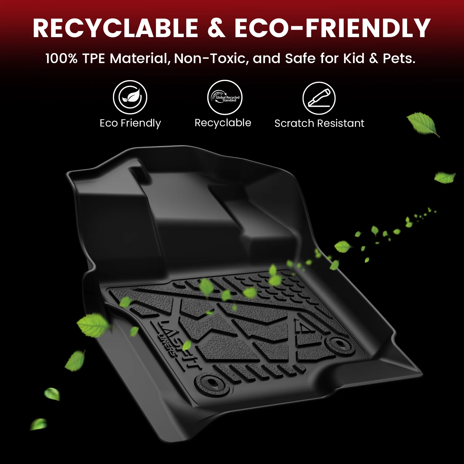 Fit for 2015-2026 Ford F-150 & 22-26 Lightning Models Floor Mats, Fit Carpet Floor & 1st Row Bucket Seat - Image 24