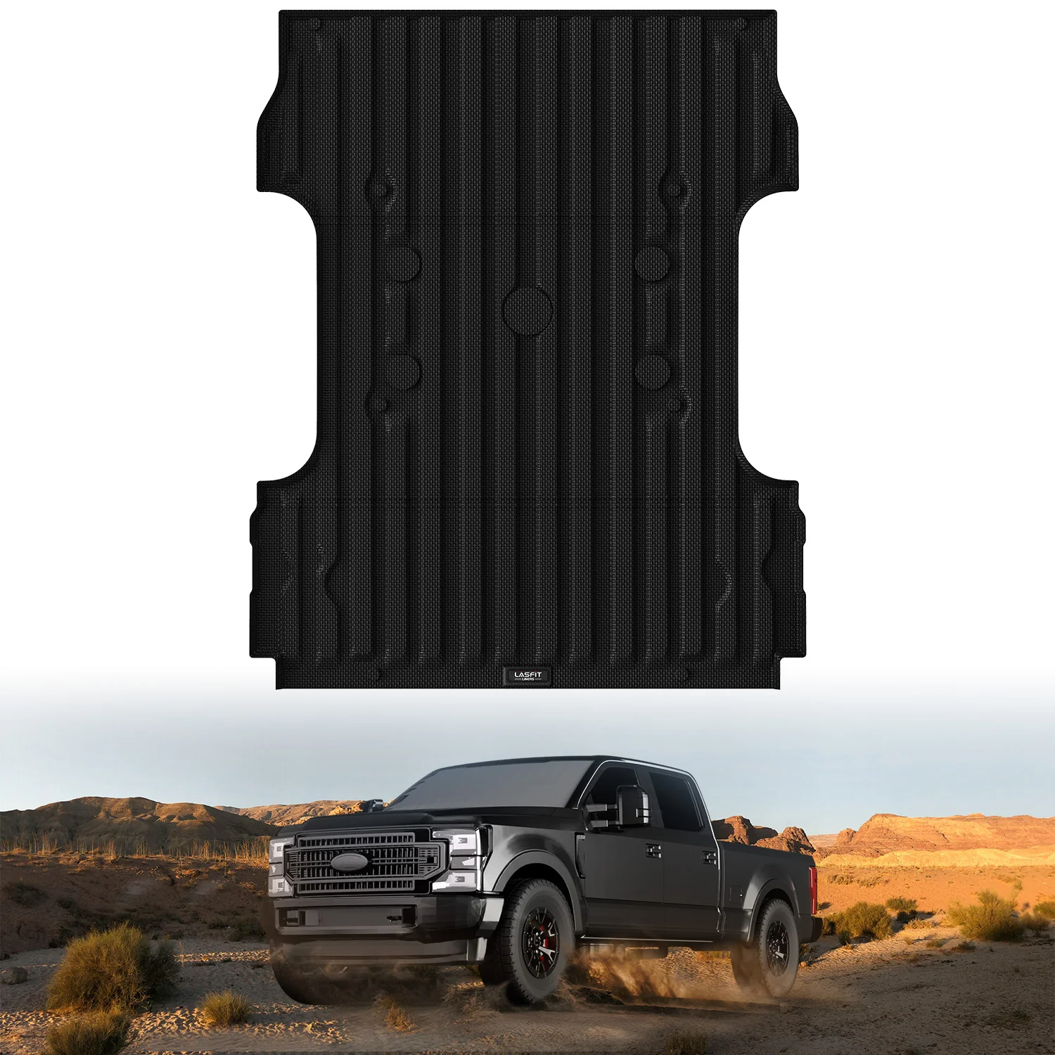 Fit for 2017-2026 Ford F-250 F-350 F-450 F-550 Super Duty Bed Mat or Tailgate Mat, Not Fit Drop-in liners - Image 9