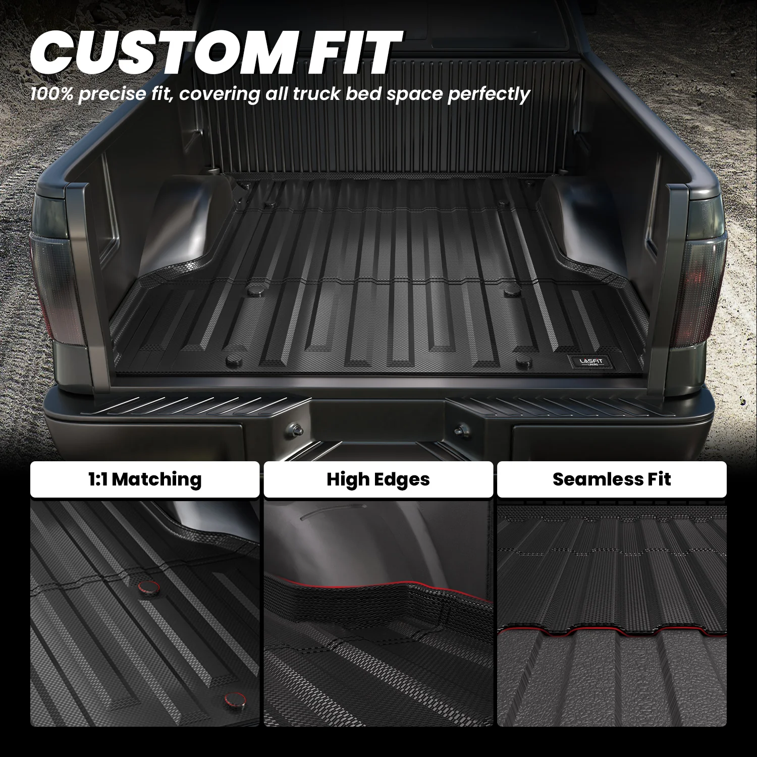 Fit for 2004-2014 Ford F-150 5.5' Bed Heavy Duty Truck Bed Mats, Not Fit Drop-in liners - Image 7