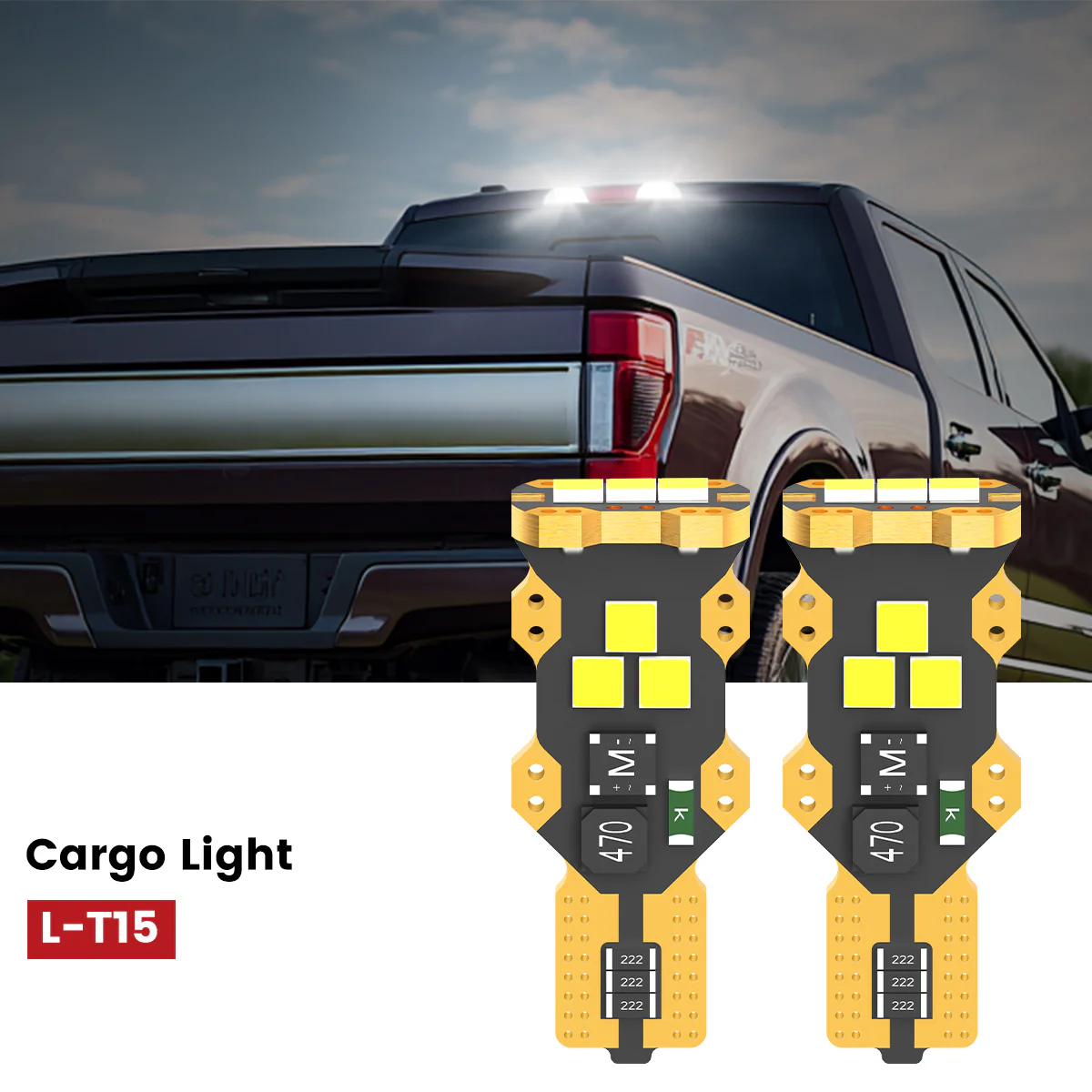Fit for 2020-2022 Ford F-250 F-350 Super Duty The Brightest LED Bulbs Upgrade | Tested and Verified - Image 46