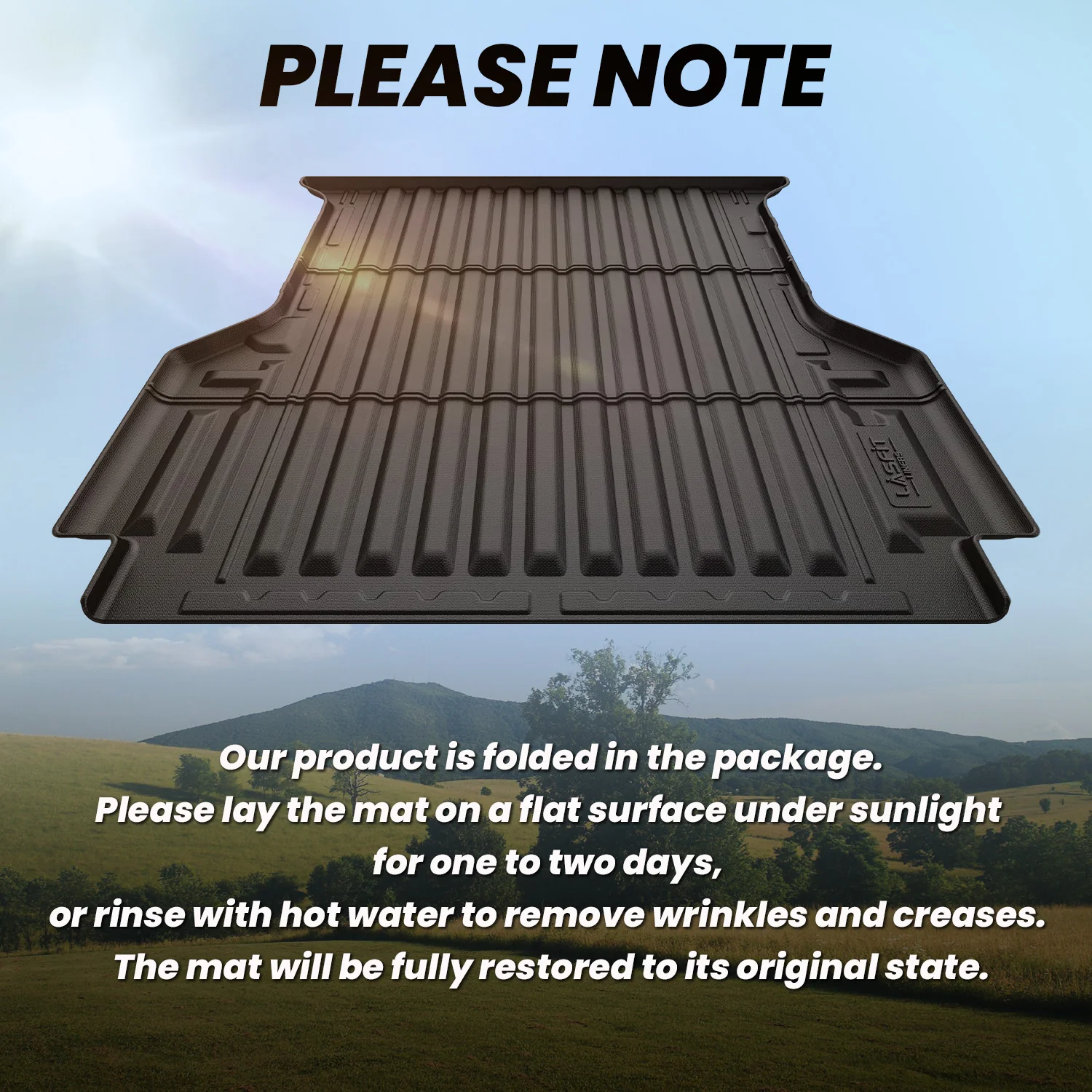 Fit for 2024-2026 Ford Ranger 5FT(59.6") Heavy Duty Truck Bed Mat or Tailgate Mat, Not Fit Drop-in liners - Image 8