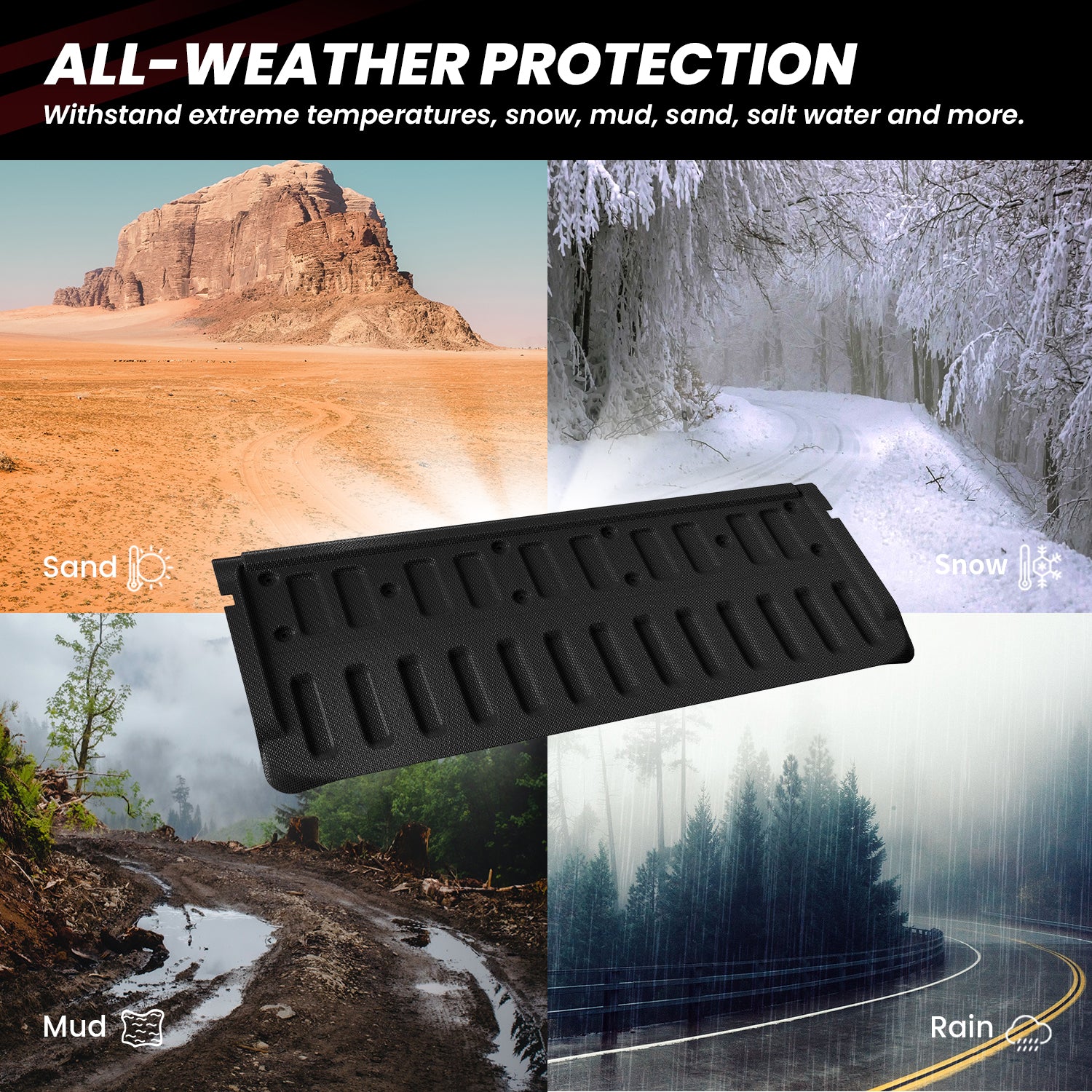 Fit for 2019-2023 Ford Ranger Custom Bed Mat or Tailgate Mat, Not Fit Drop-in liners - Image 11