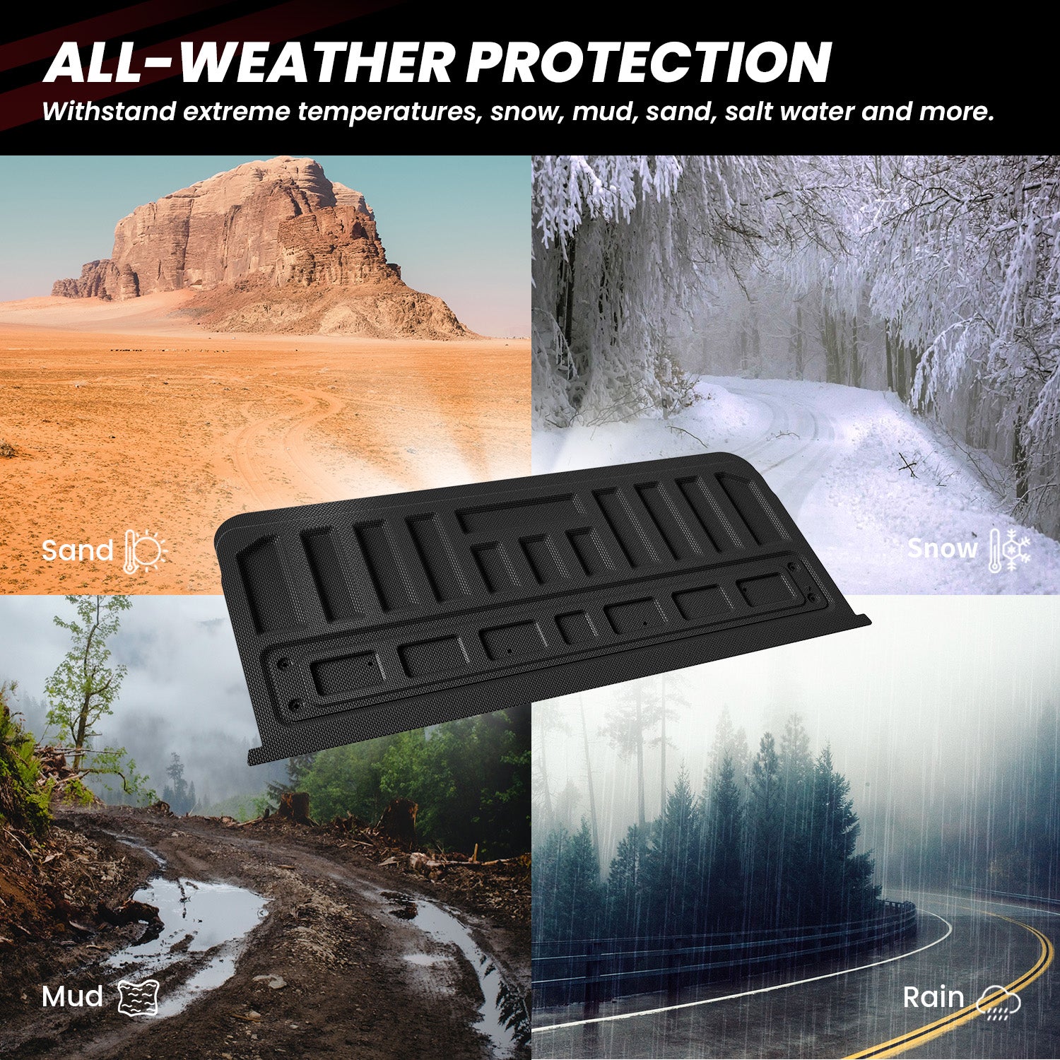 Fit for 2015-2022 GMC Canyon 5.1FT Short Bed Mat or Tailgate Mat - Image 14