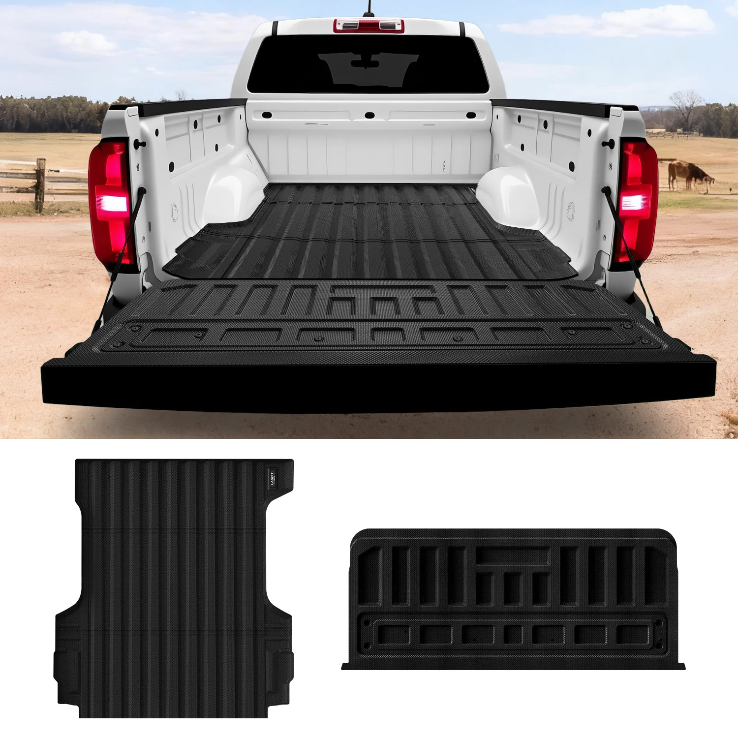 Fit for 2015-2022 GMC Canyon 5.1FT Short Bed Mat or Tailgate Mat - Image 16